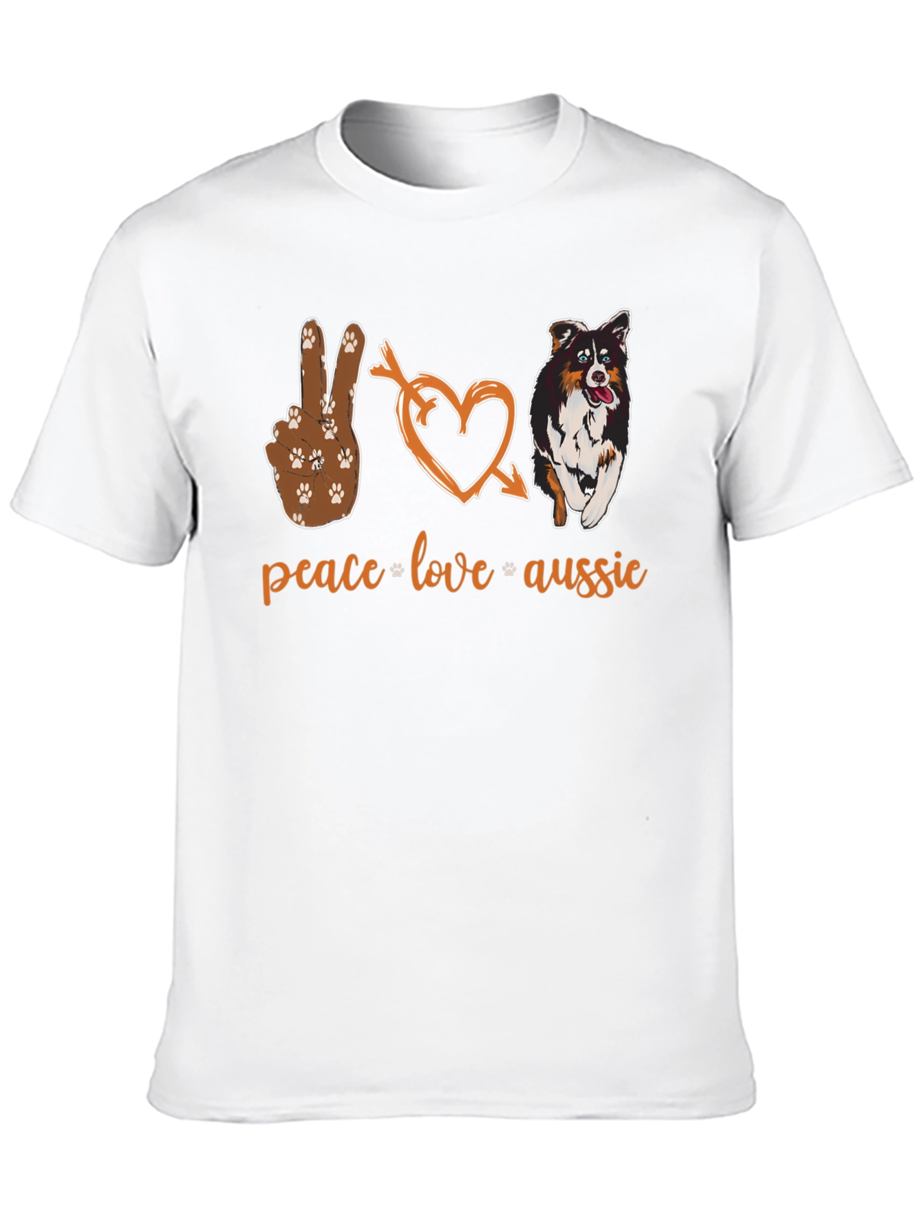 Peace Love Aussie T-Shirt