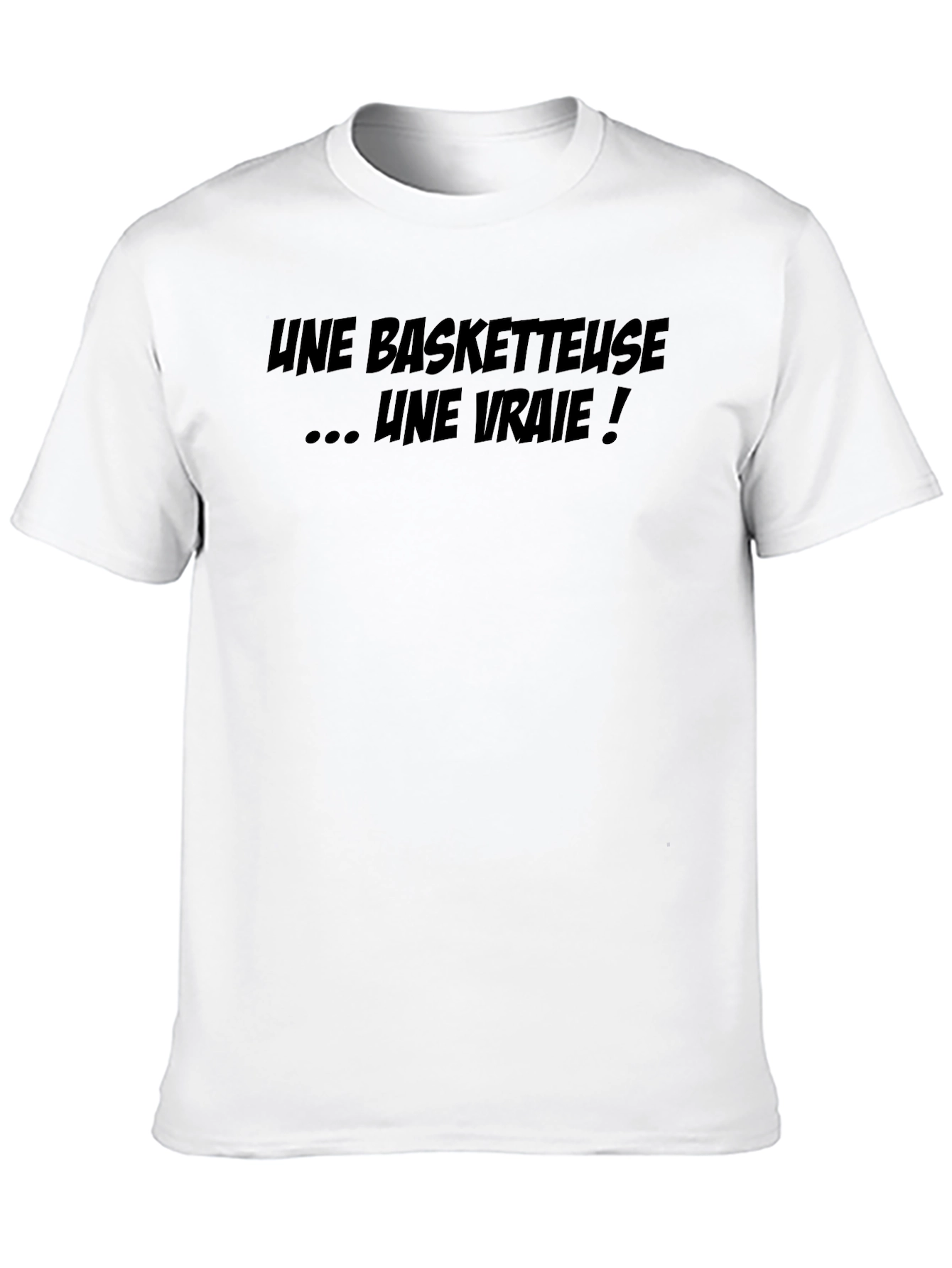 Une Basketteuse T-Shirt - Black Cotton Tee