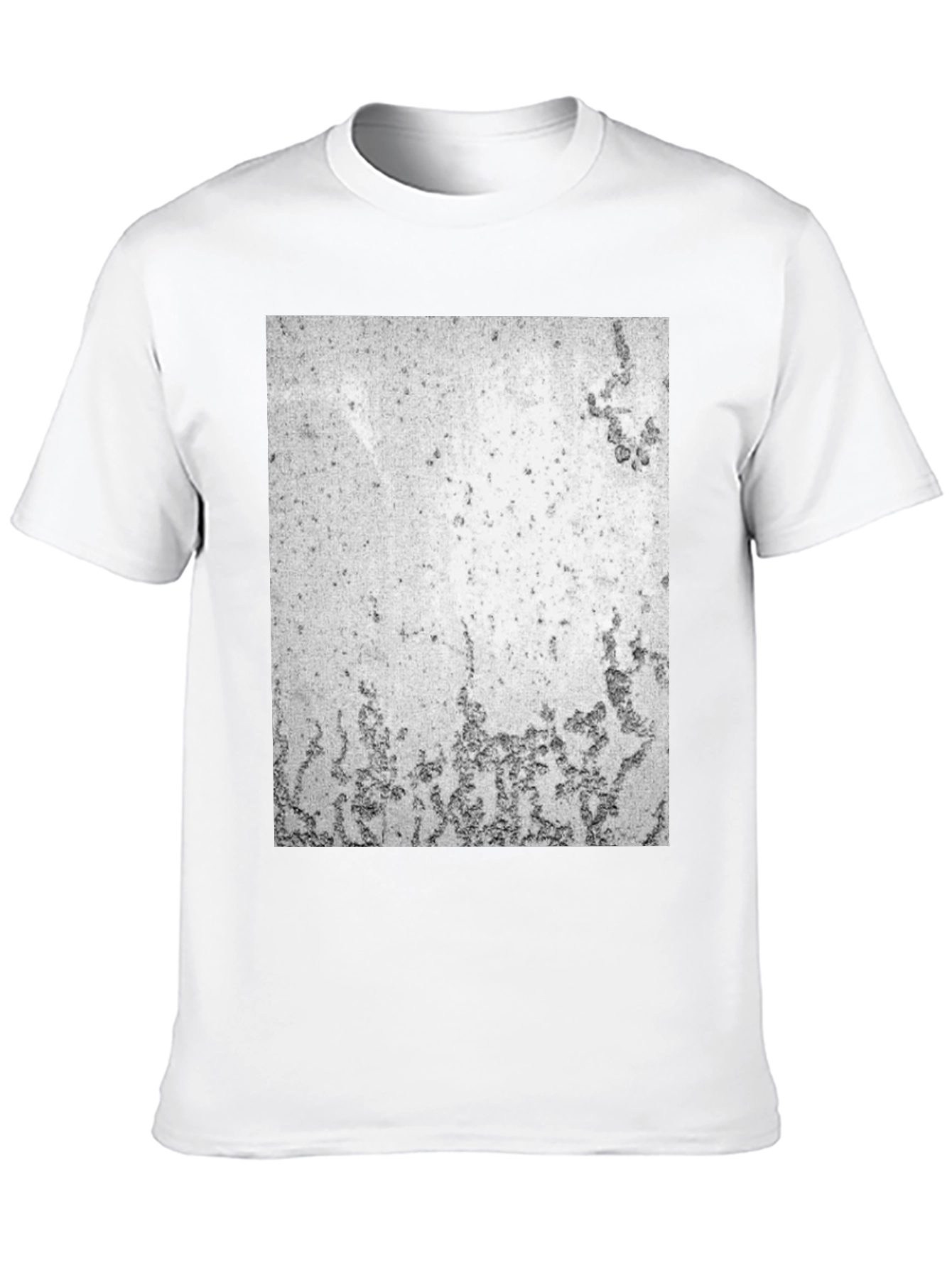 Abstract Texture Black T-Shirt