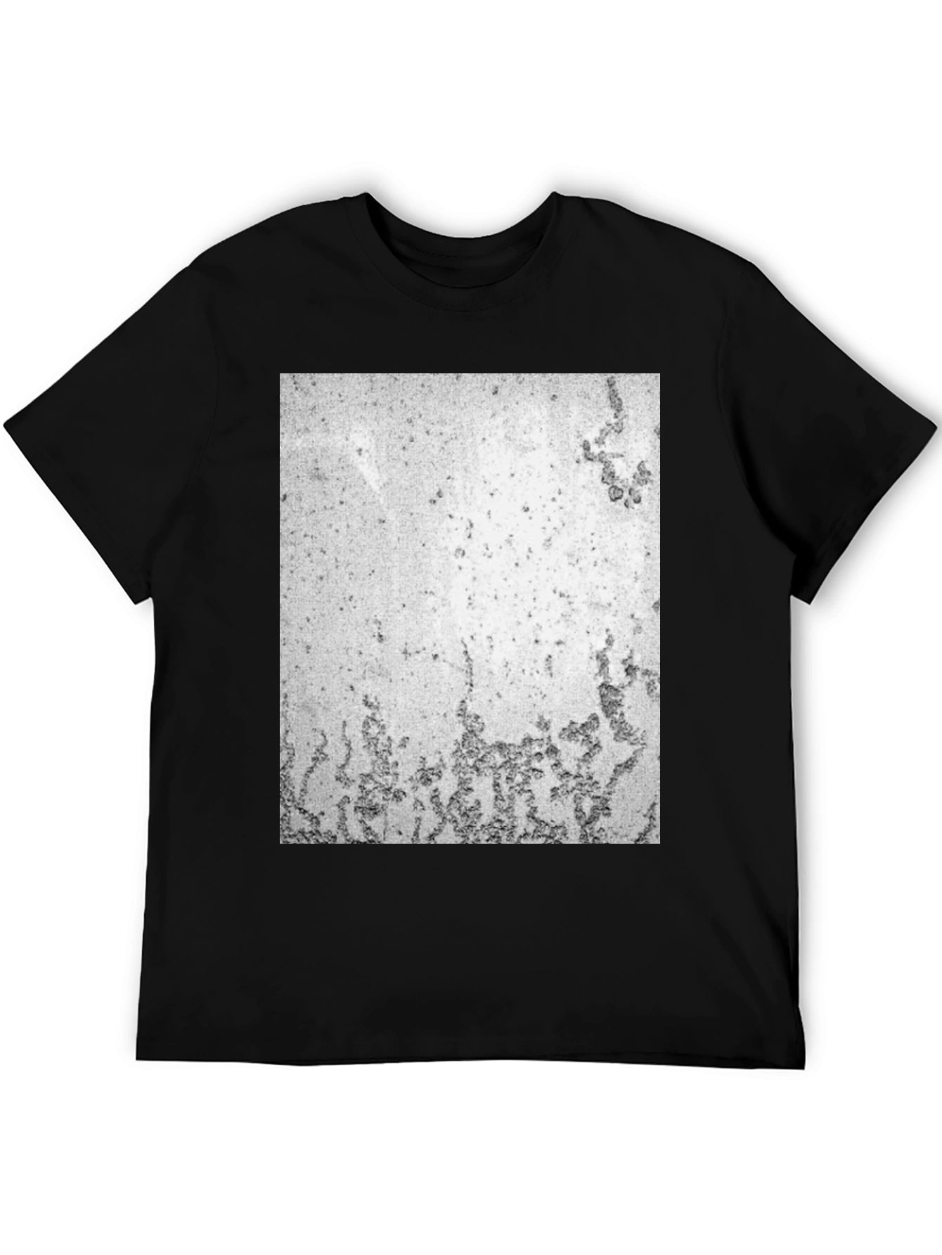 Abstract Texture Black T-Shirt