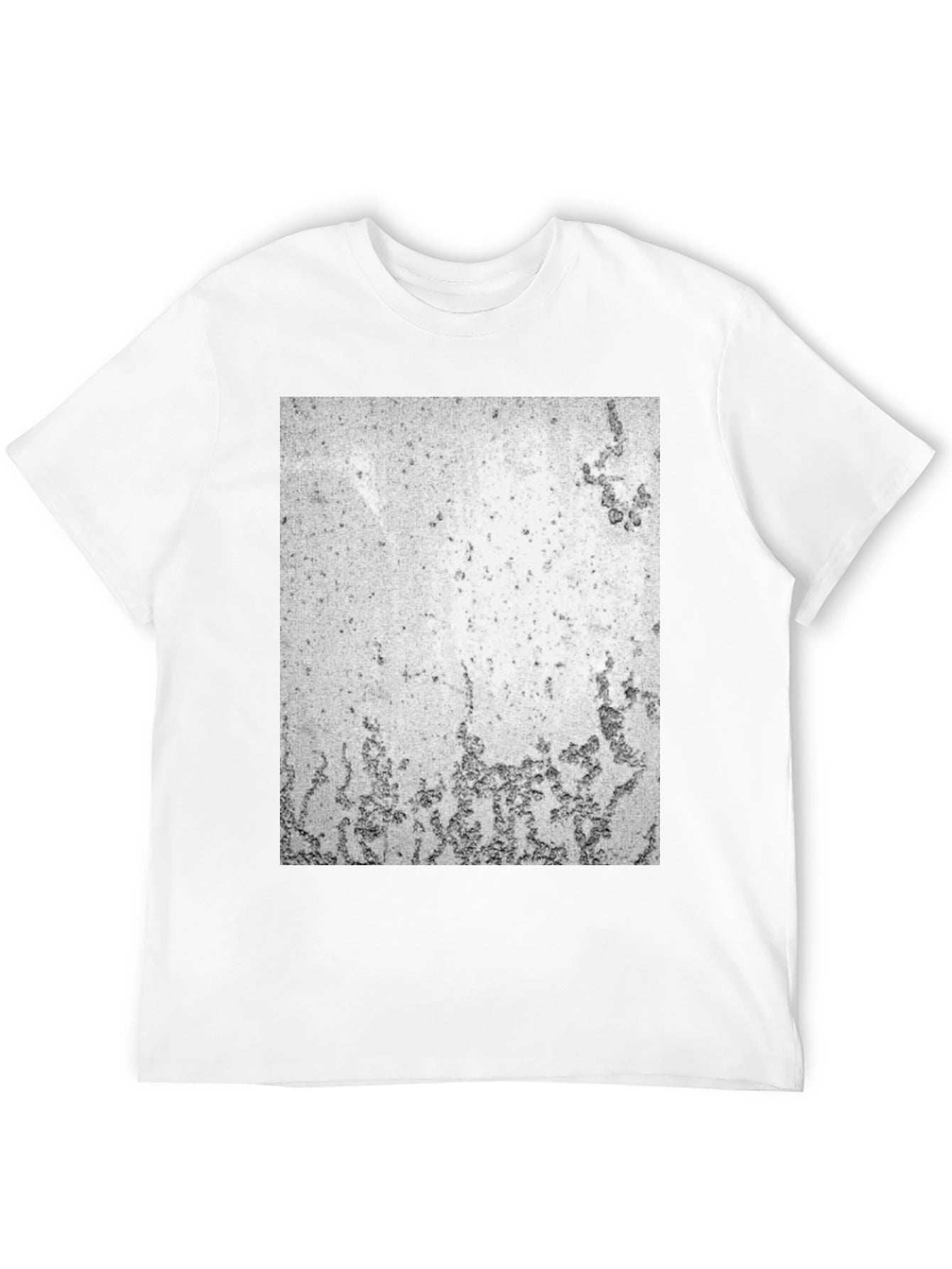 Abstract Texture Black T-Shirt