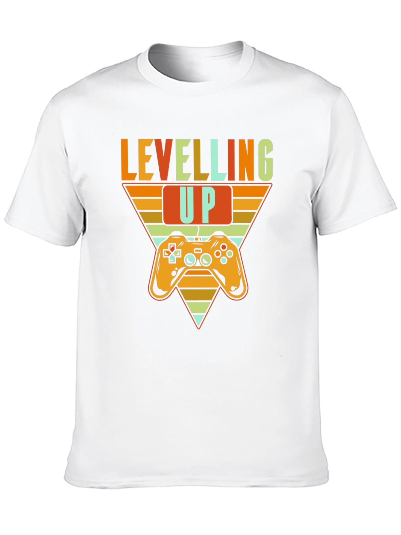 Leveling Up Gamer T-Shirt - Retro Gaming Tee