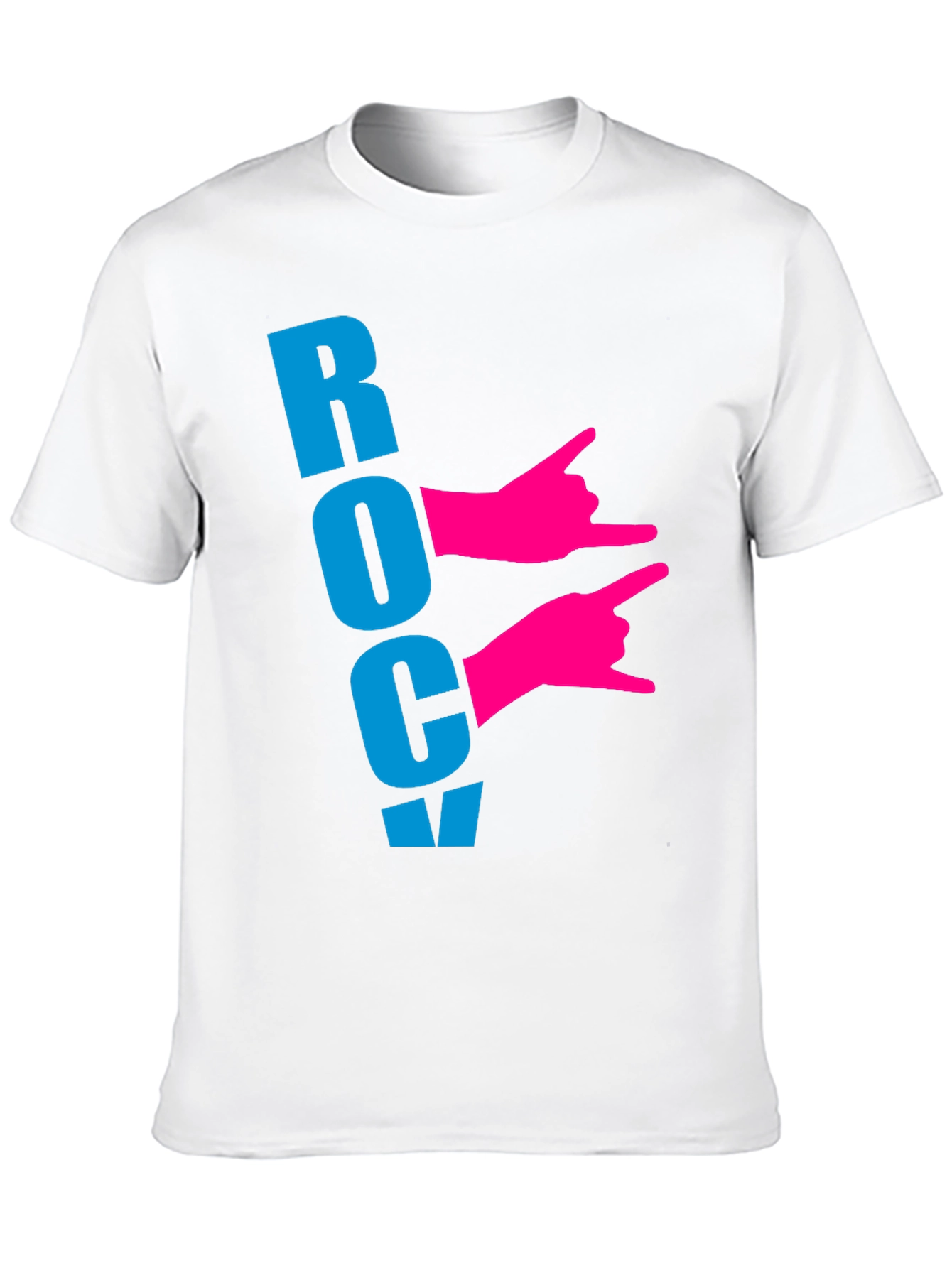 Rock On! Black Graphic T-Shirt