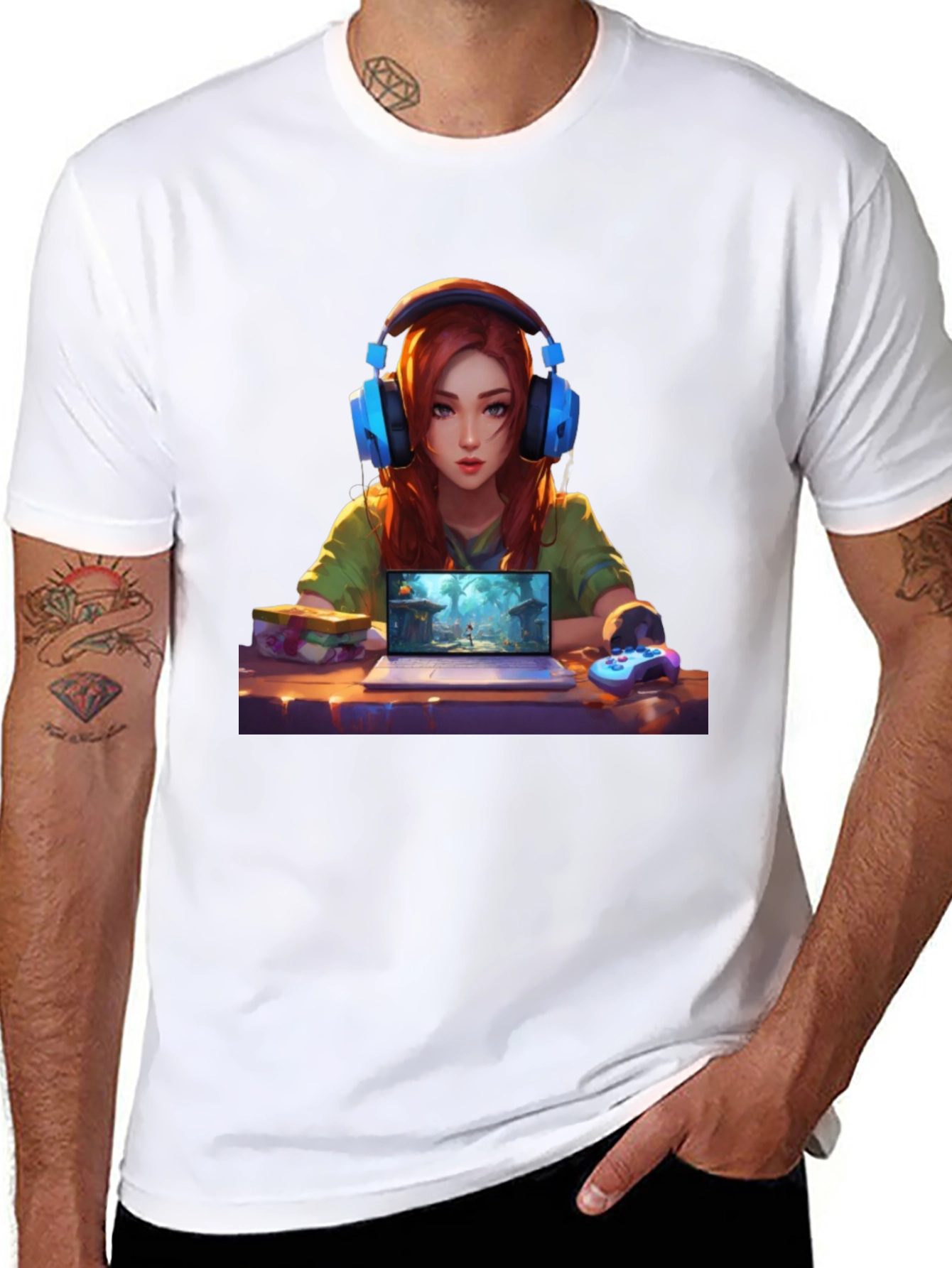 Gamer Girl T-Shirt - Cool Graphic Tee