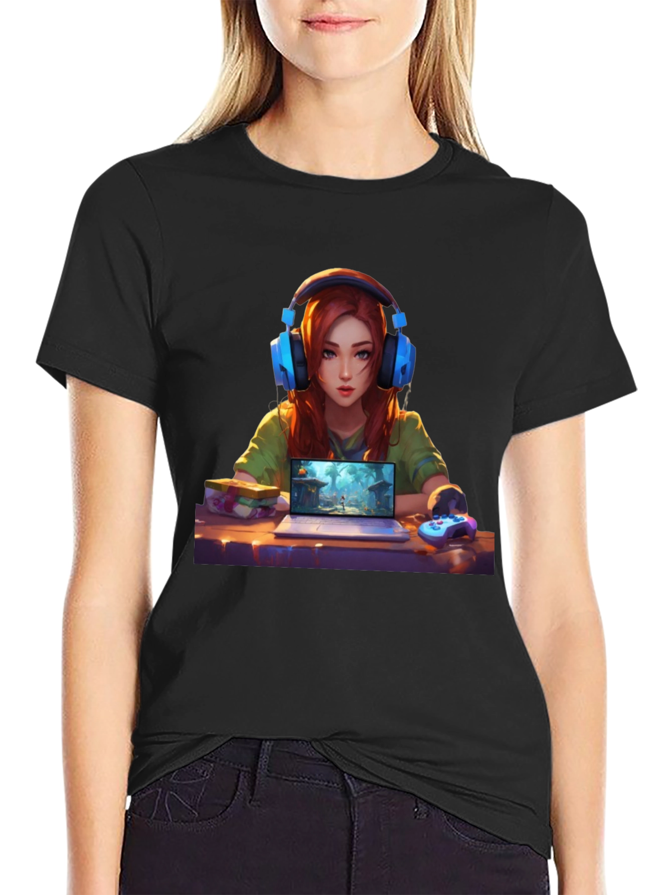 Gamer Girl T-Shirt - Cool Graphic Tee