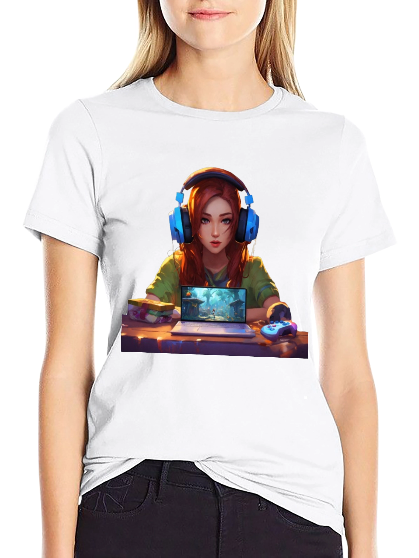 Gamer Girl T-Shirt - Cool Graphic Tee