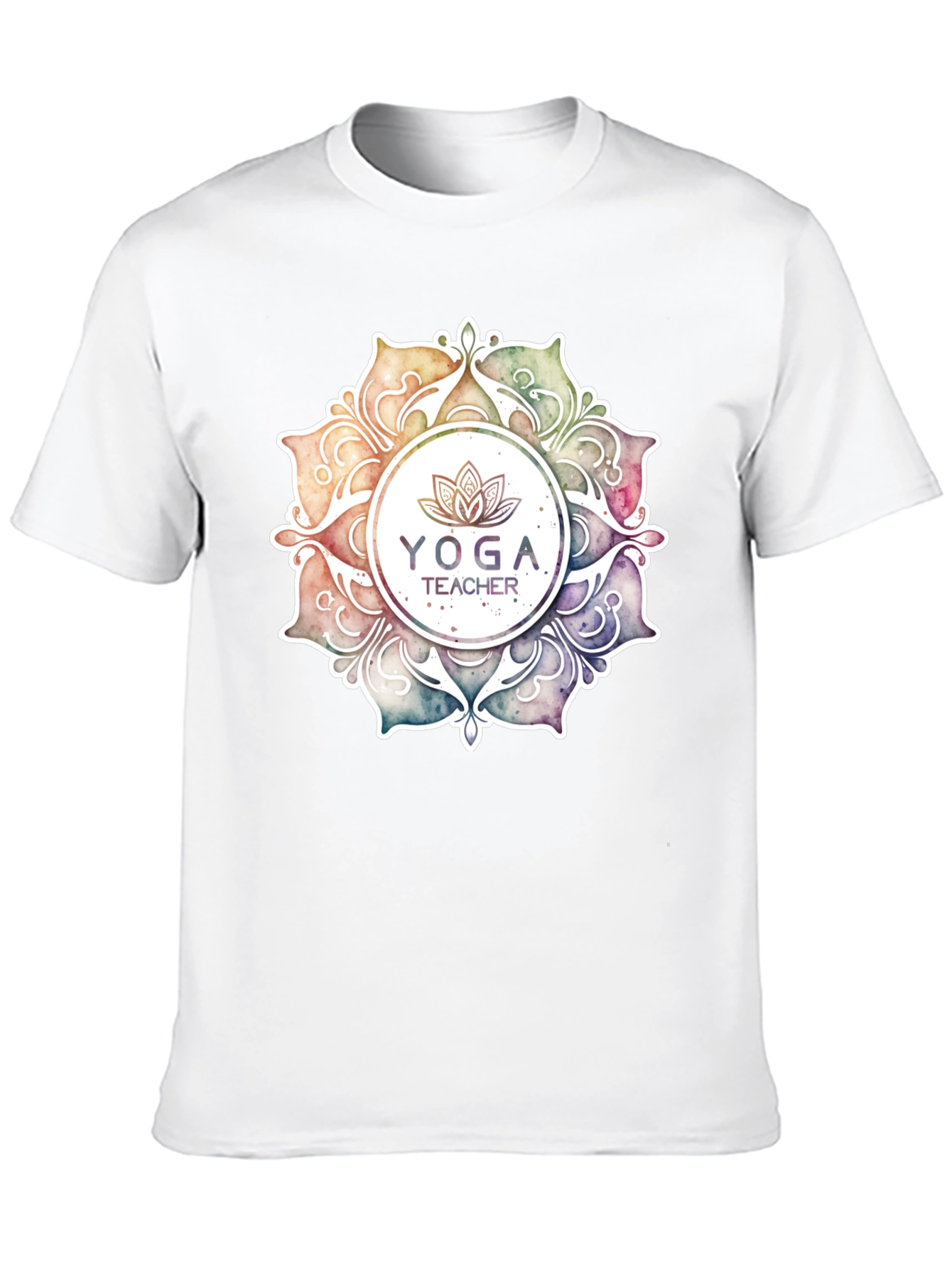 Yoga Teacher Graphic Black T-Shirt