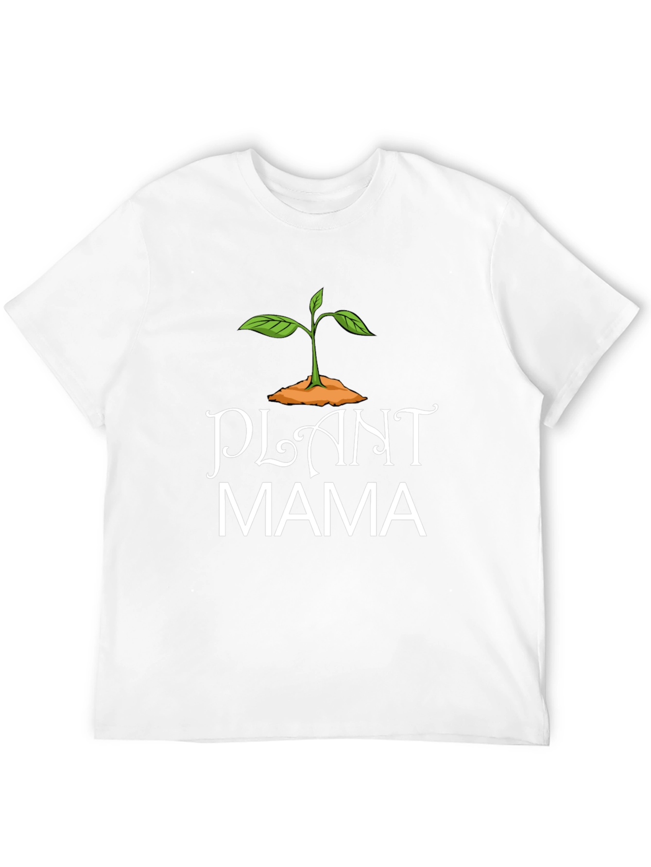 Plant Mama Graphic Tee - Black Cotton T-Shirt