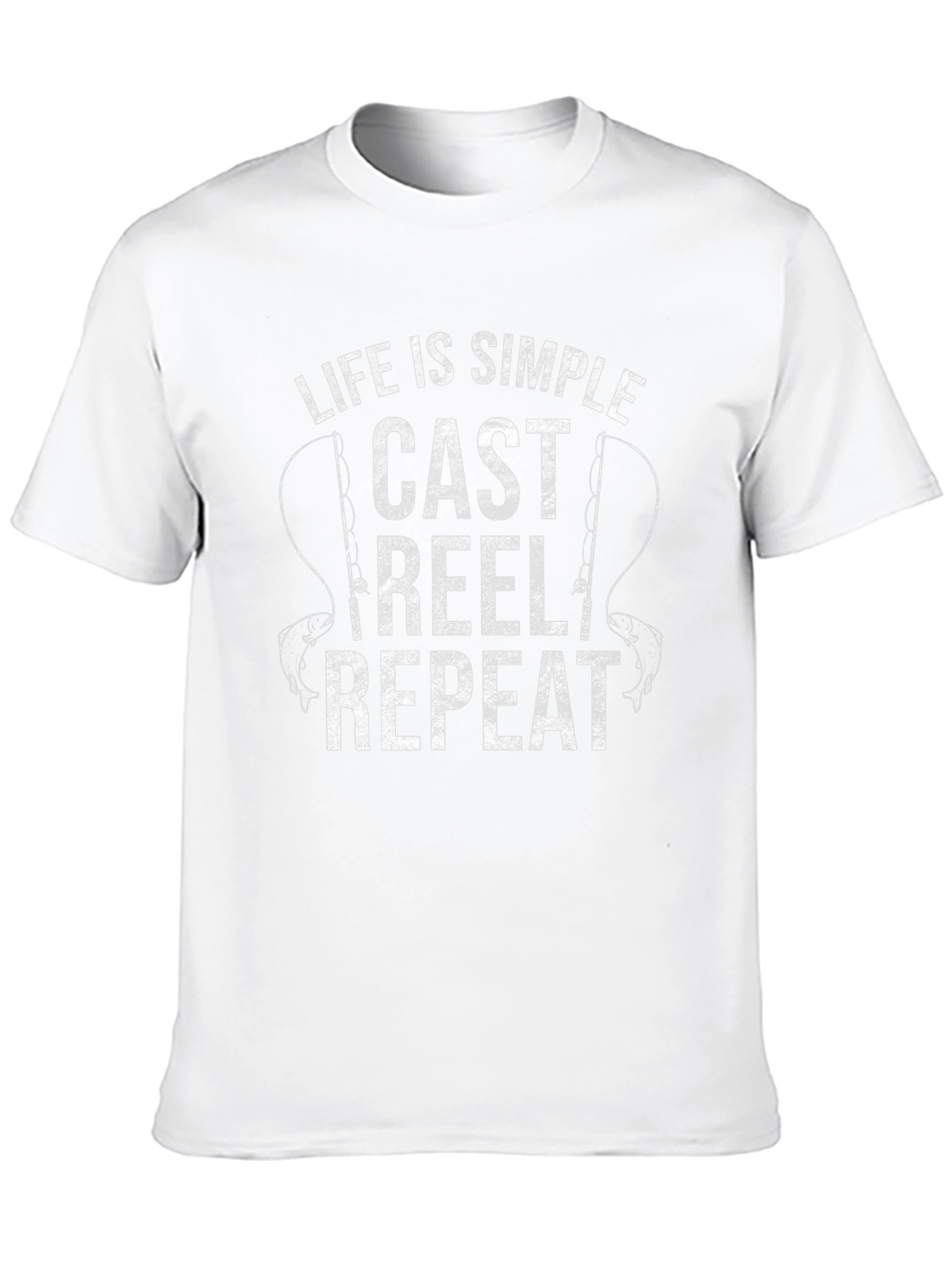 Life is Simple Fishing T-Shirt: Cast Reel Repeat!