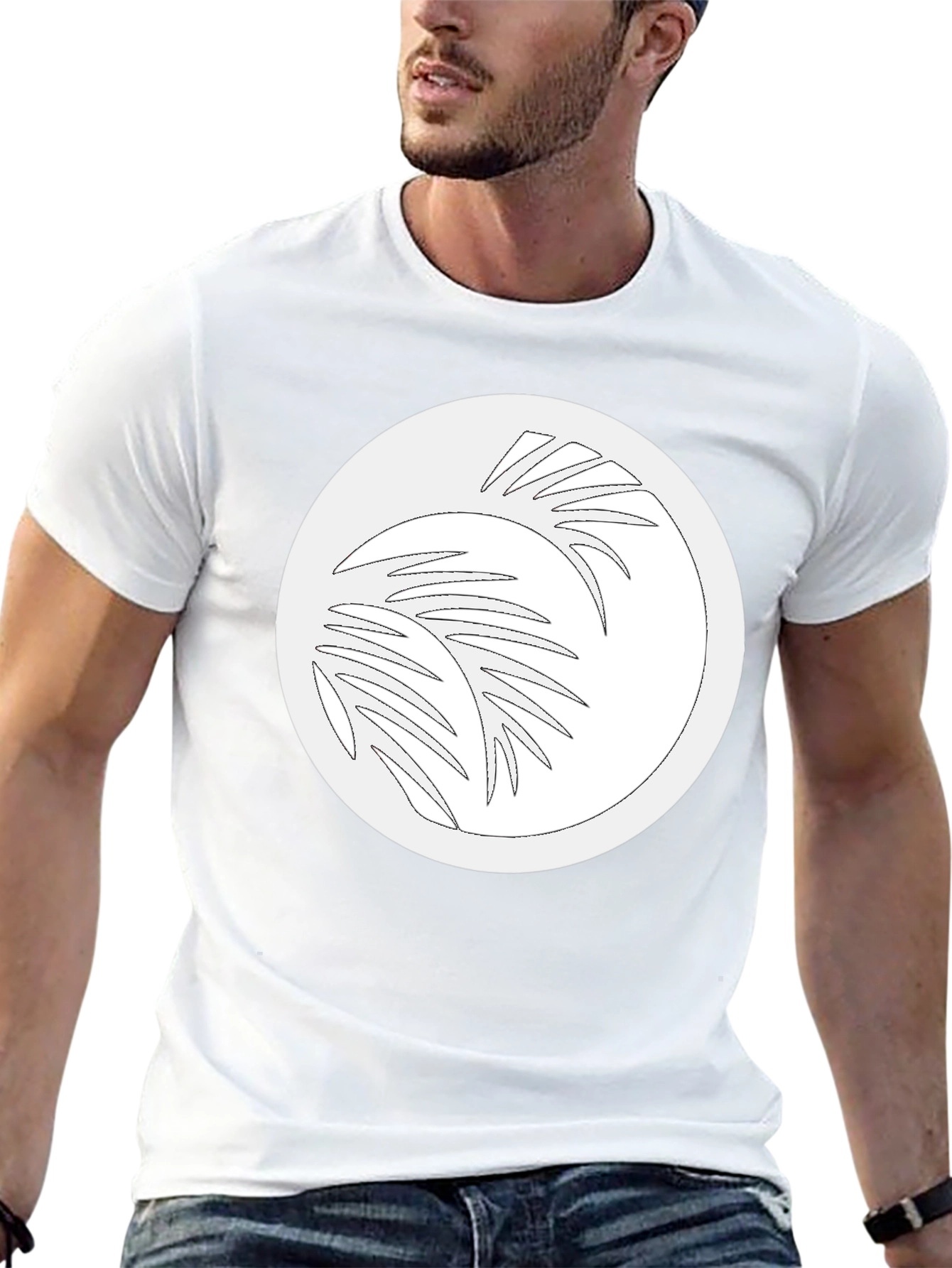 Black Palm Tree Graphic Tee