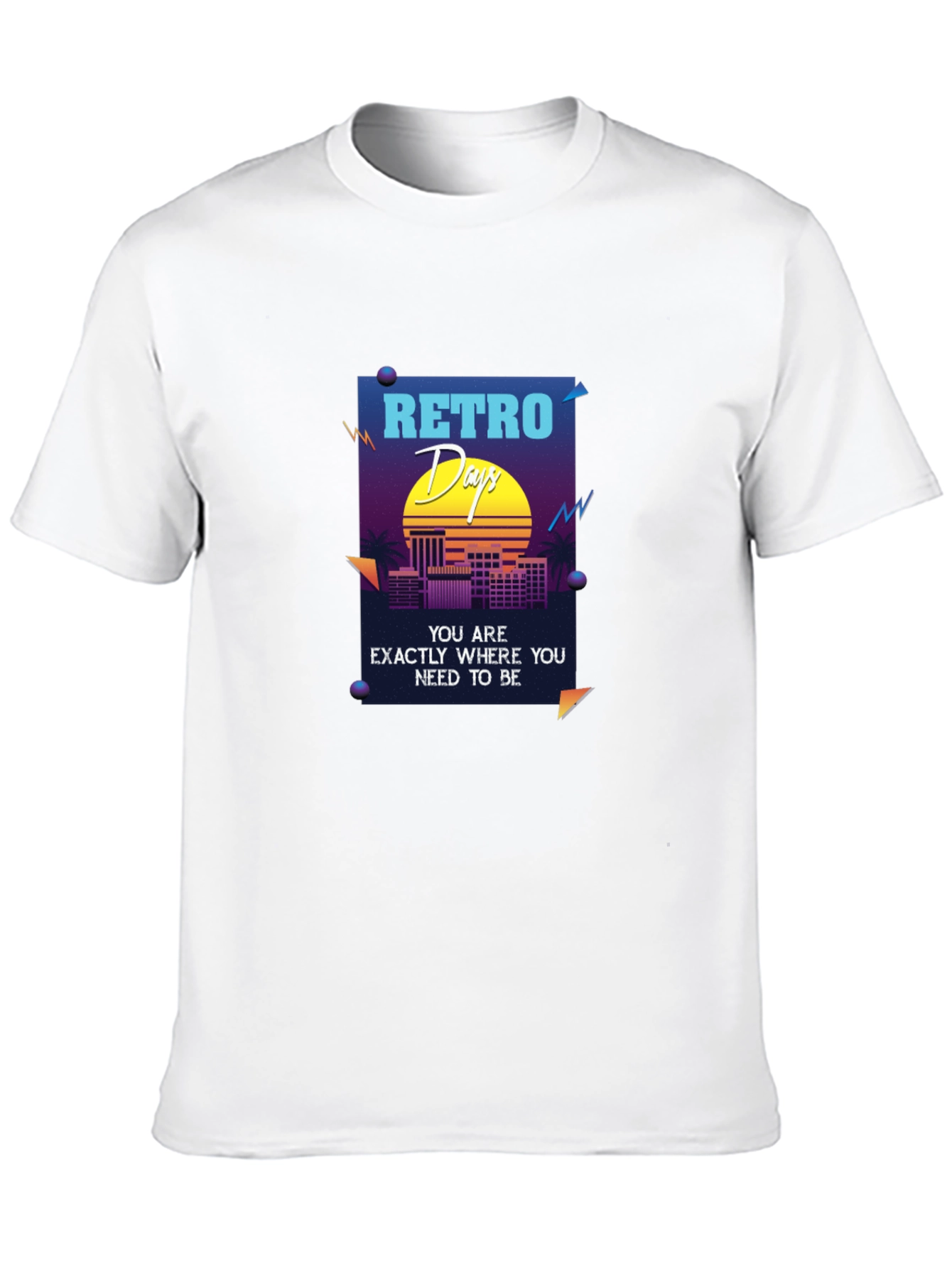 Retro Days Graphic T-Shirt - Nostalgic 80s Style