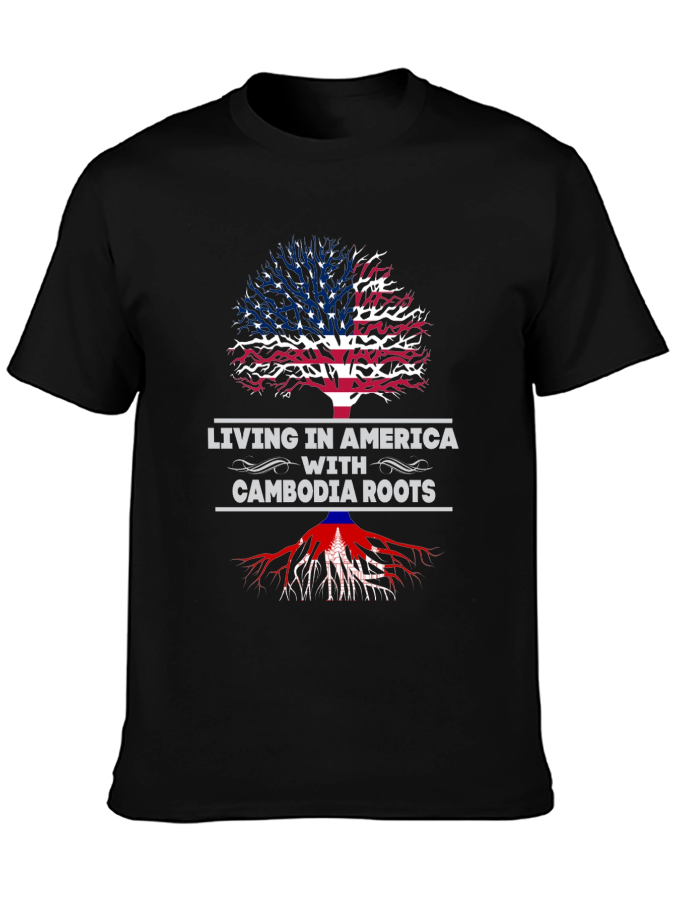 America Cambodia Roots T-Shirt