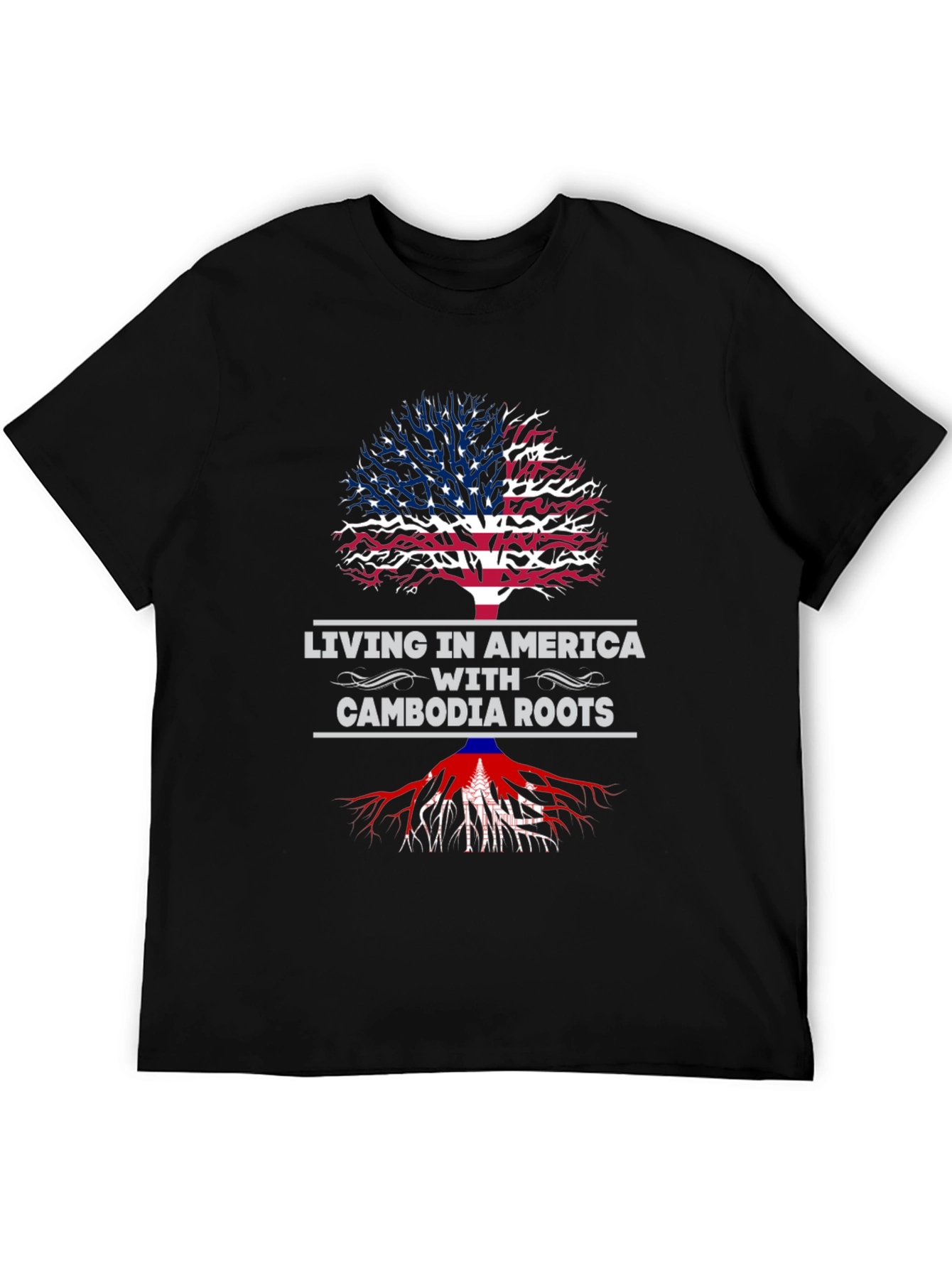 America Cambodia Roots T-Shirt