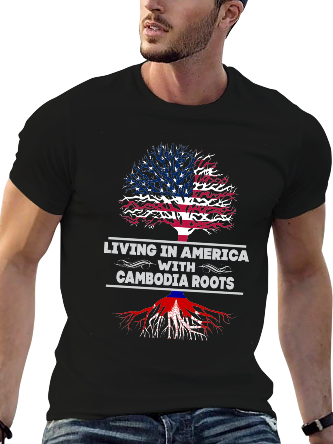 America Cambodia Roots T-Shirt