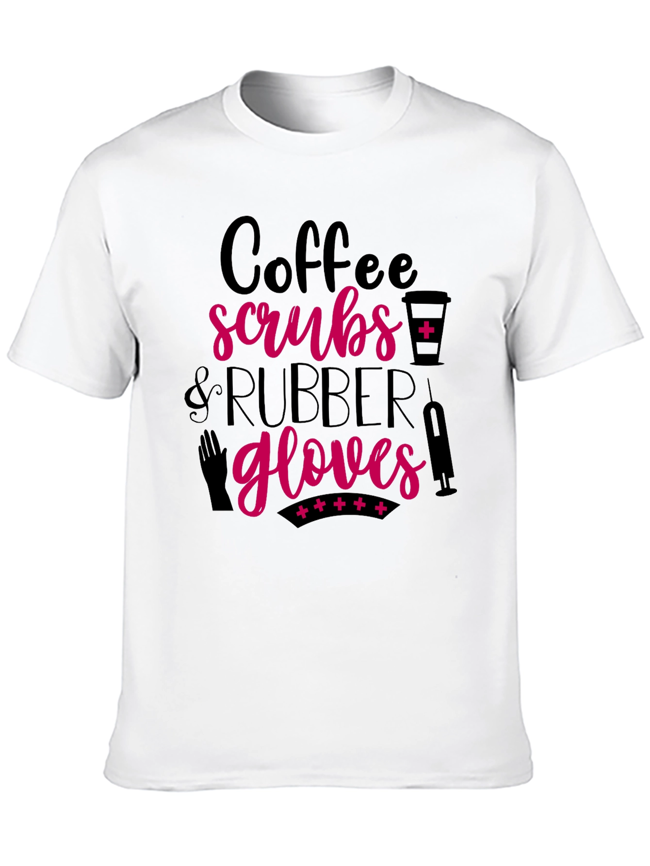 Coffee Scrubs & Rubber Gloves Graphic Tee