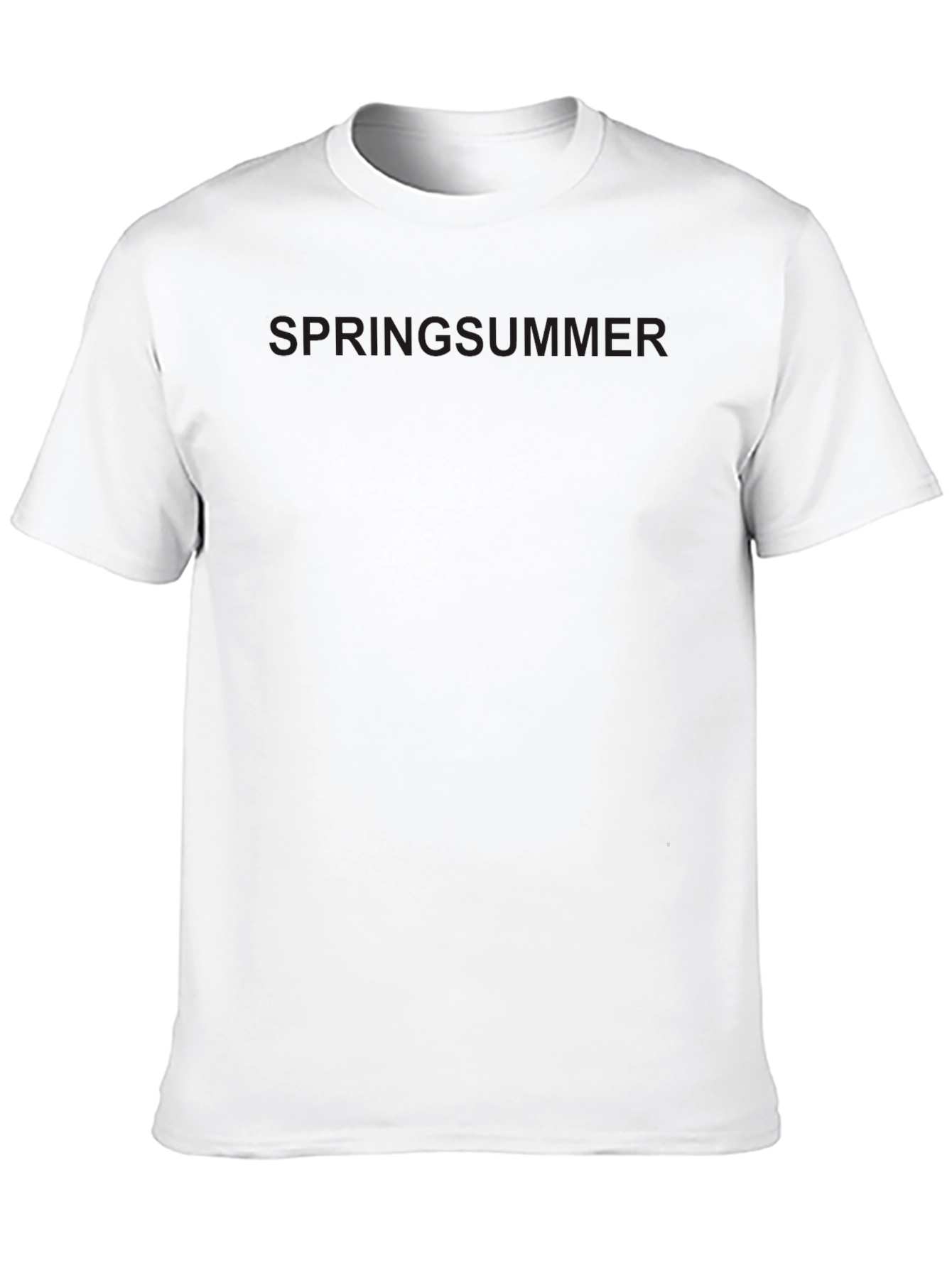SPRINGSUMMER Black Crew Neck Tee