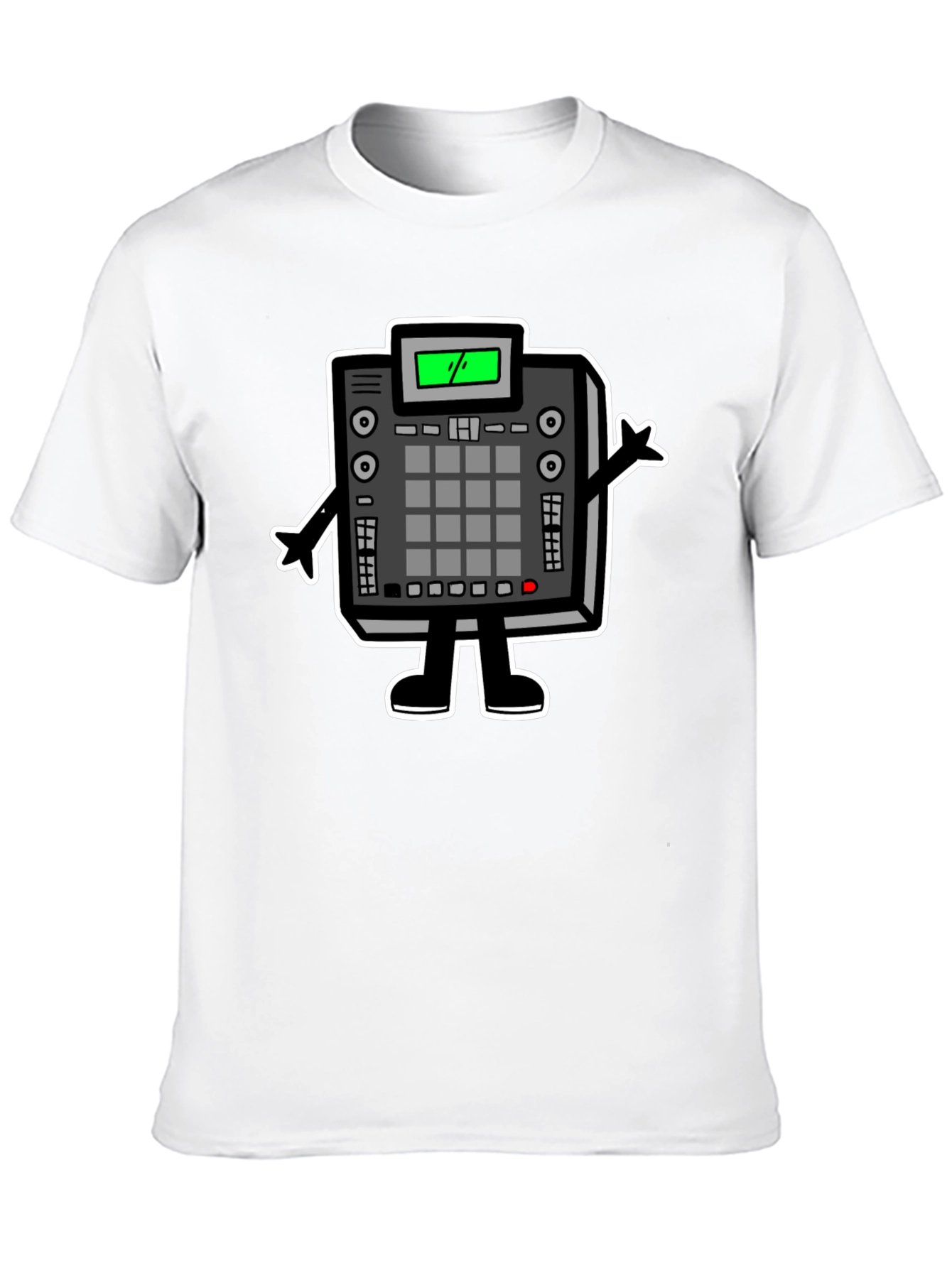 DJ Beat Machine Graphic Tee - Black