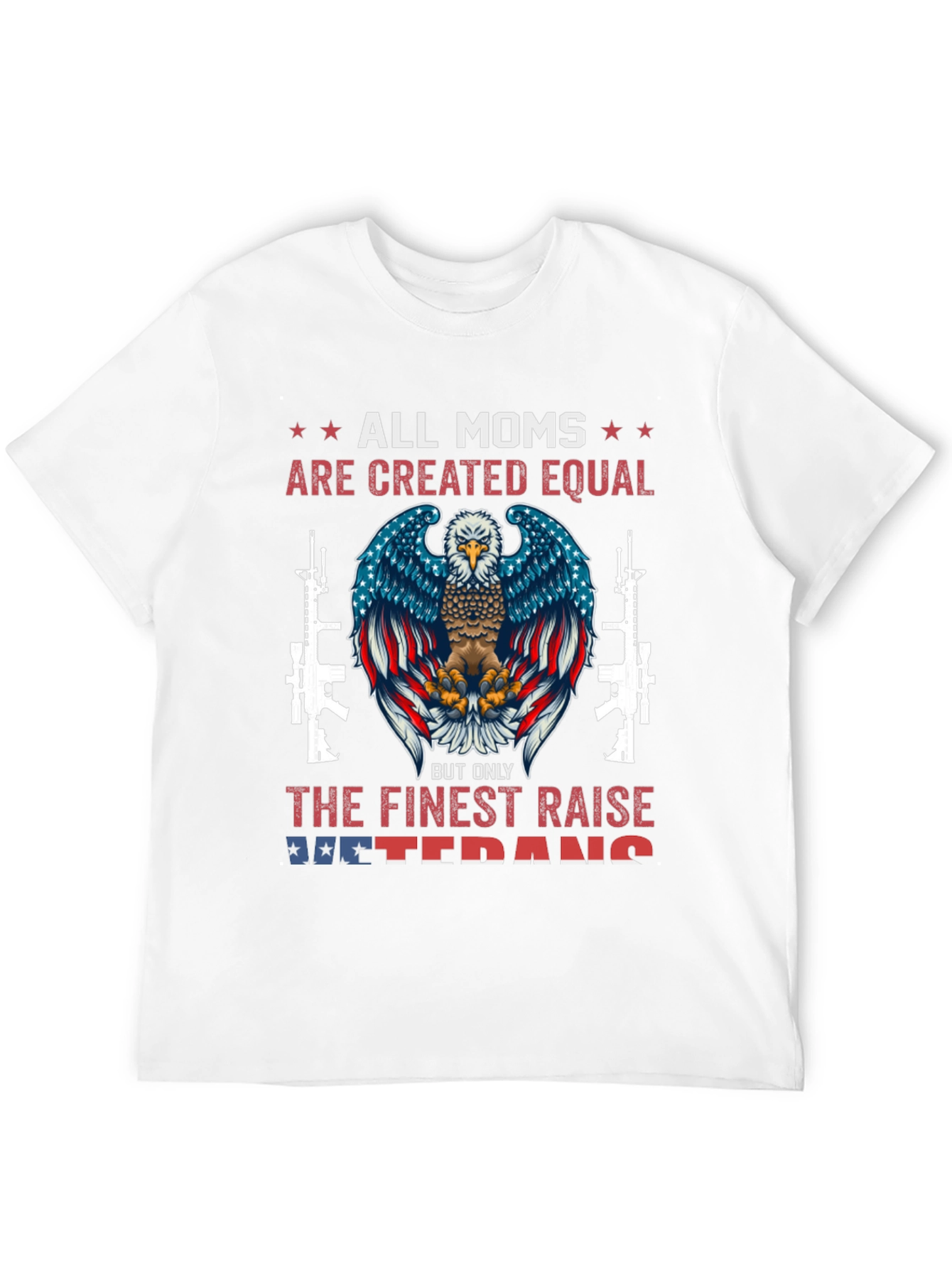 All Moms Veteran Eagle Graphic Tee