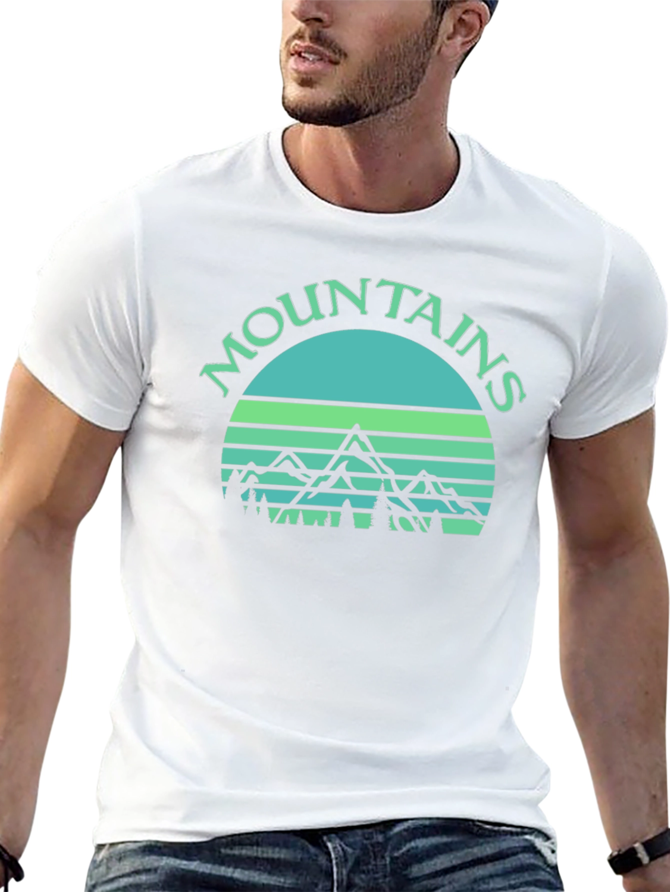 Mountains Graphic T-Shirt - Nature Inspired Tee