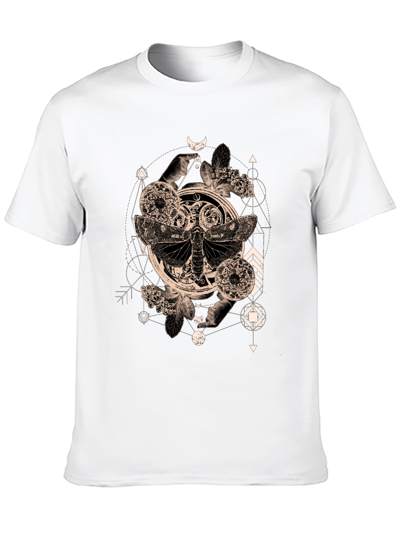 Occult Moth Graphic Tee - Black T-Shirt