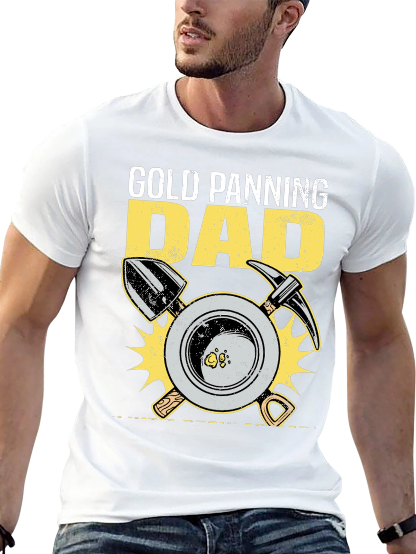 Gold Panning Dad Graphic Tee