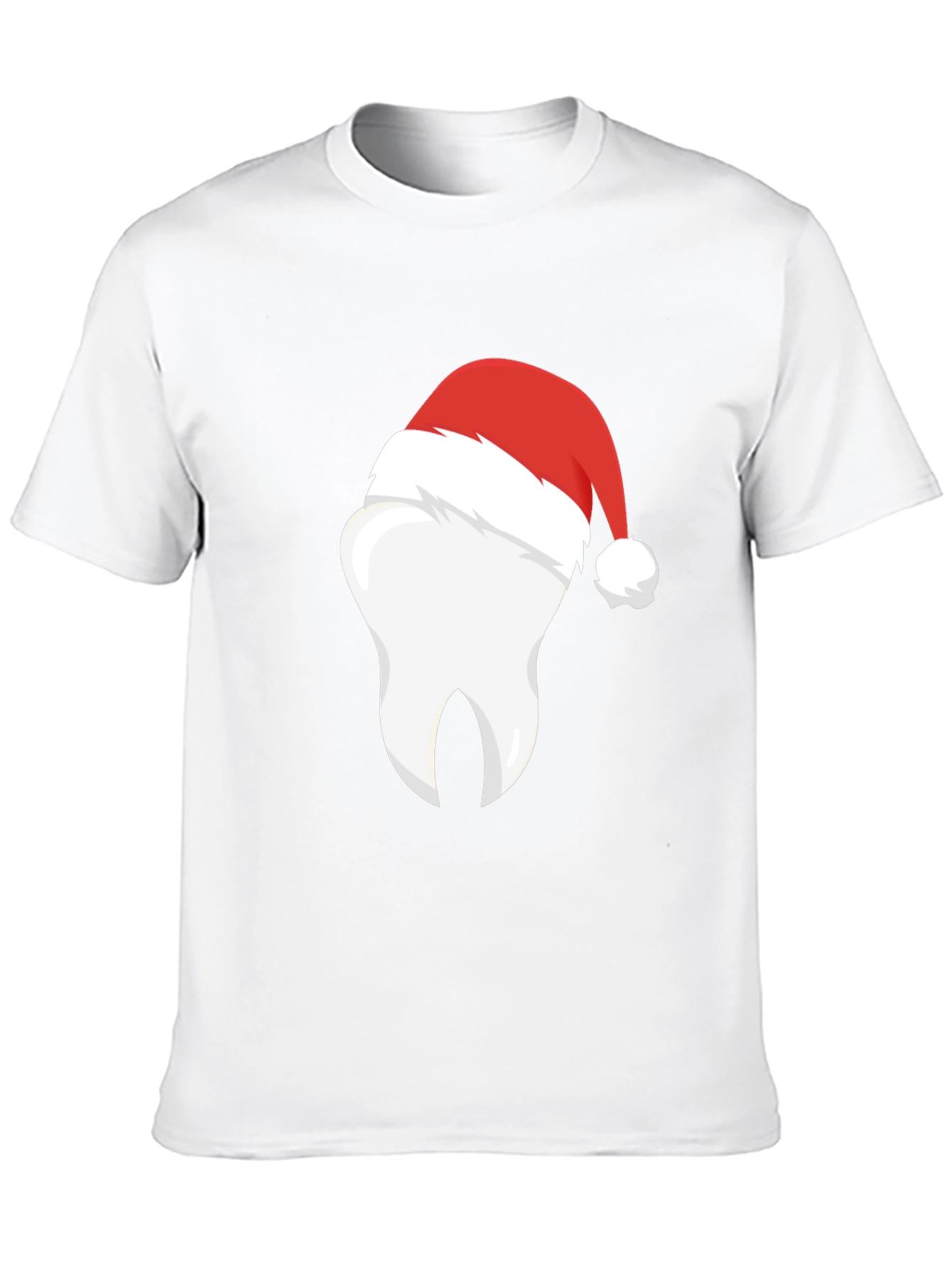 Festive Tooth Santa Hat T-Shirt