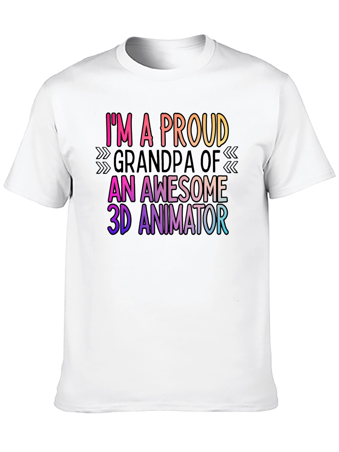 Proud Grandpa of a 3D Animator T-Shirt