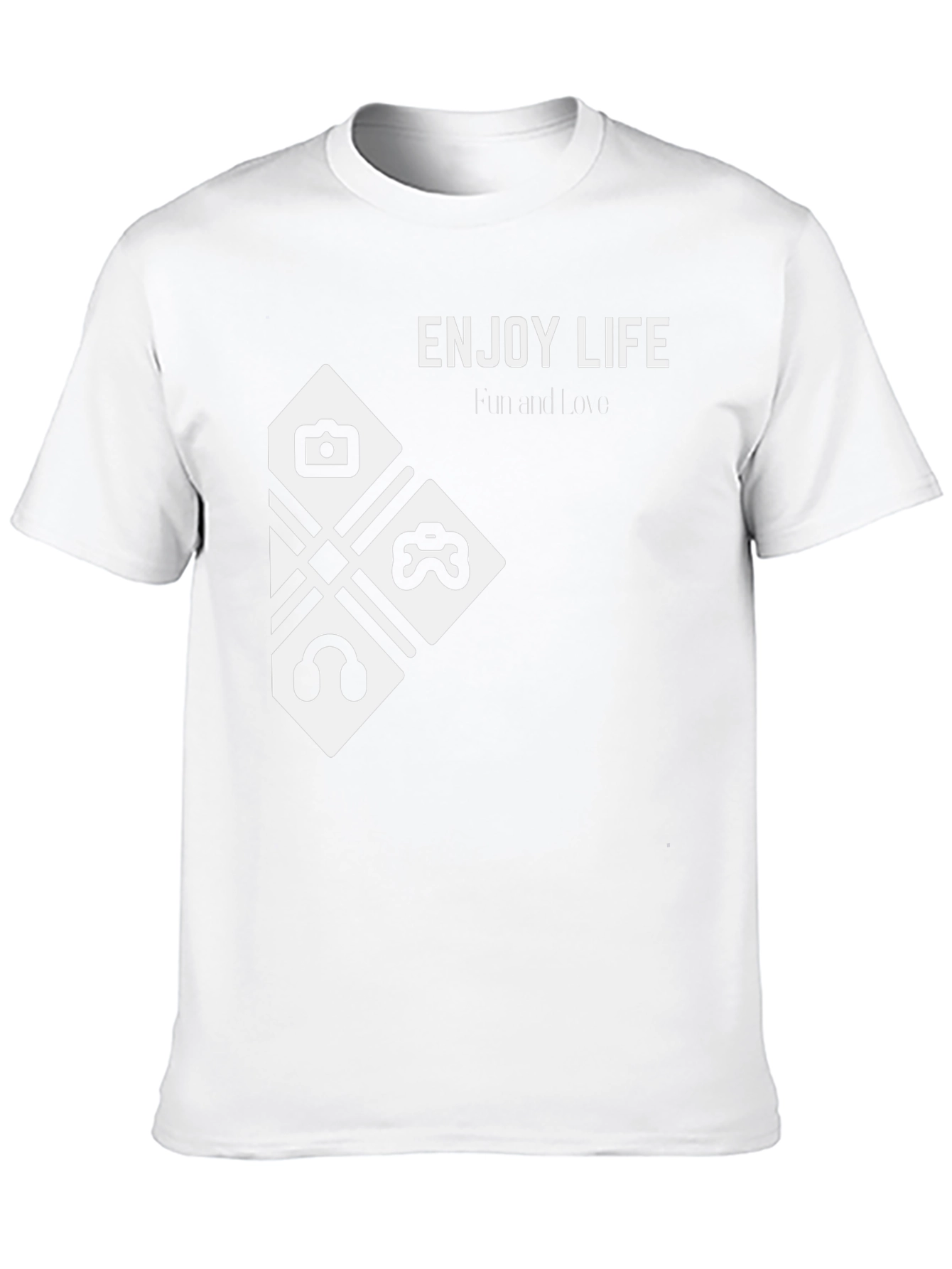 Enjoy Life Black Graphic Tee