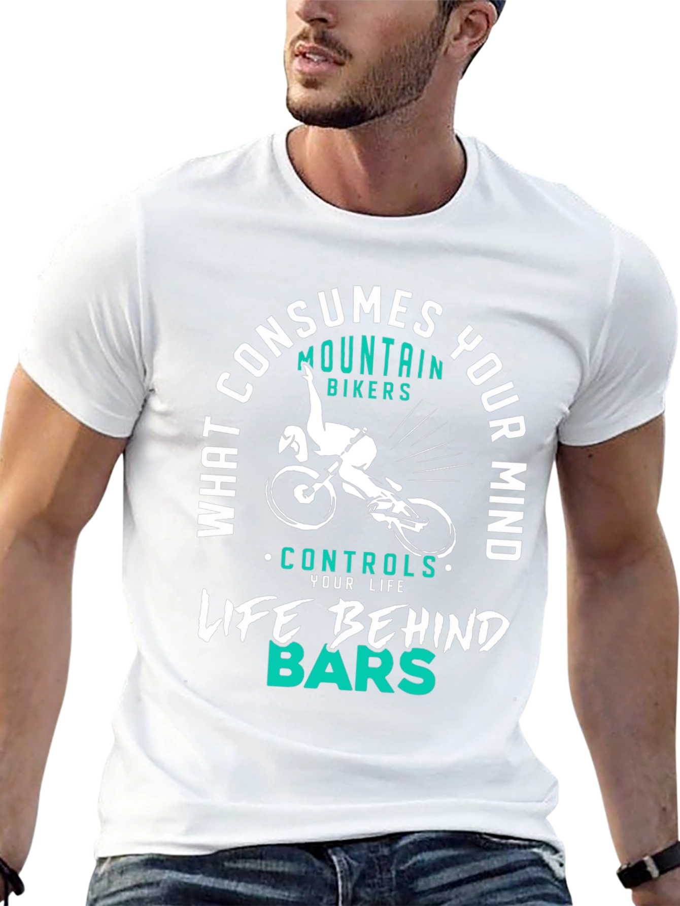 Mountain Biker Graphic Tee - Consumes Your Mind