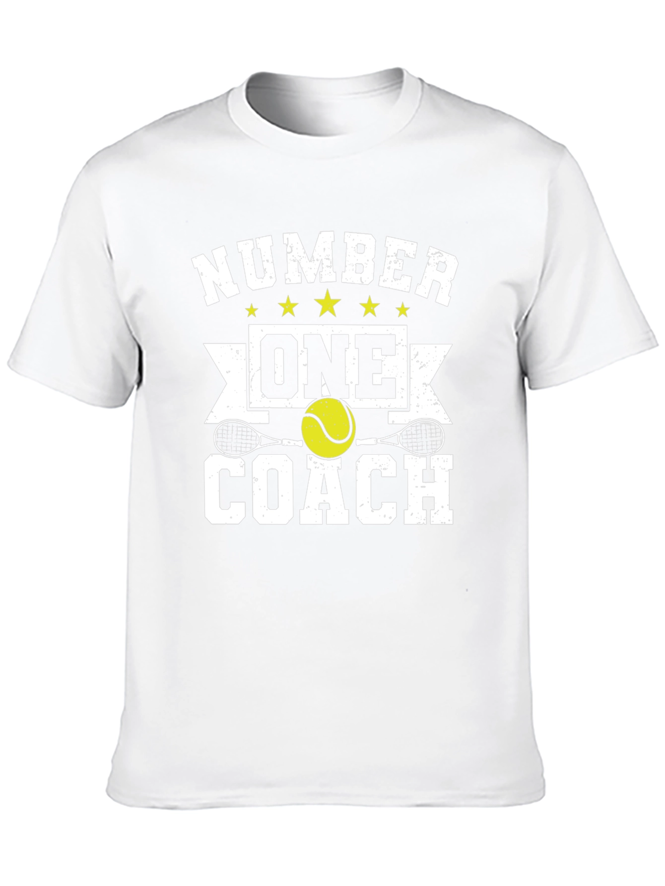 Number One Coach T-Shirt - Tennis Instructor Tee