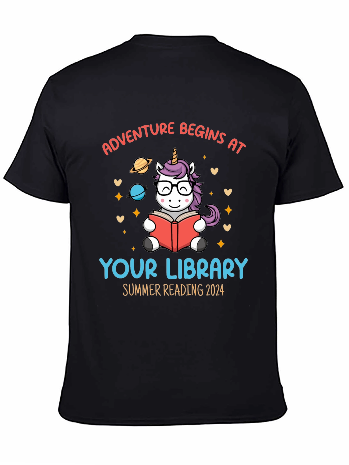Adventure Begins at Your Library Unisex T-Shirt