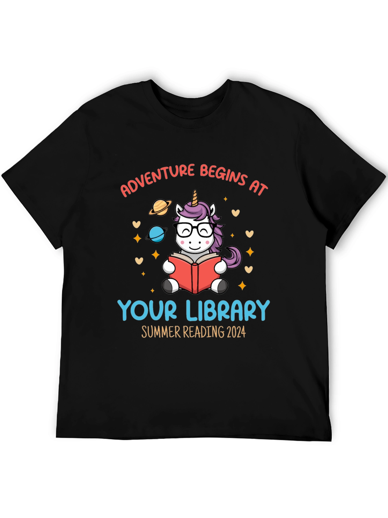 Adventure Begins at Your Library Unisex T-Shirt