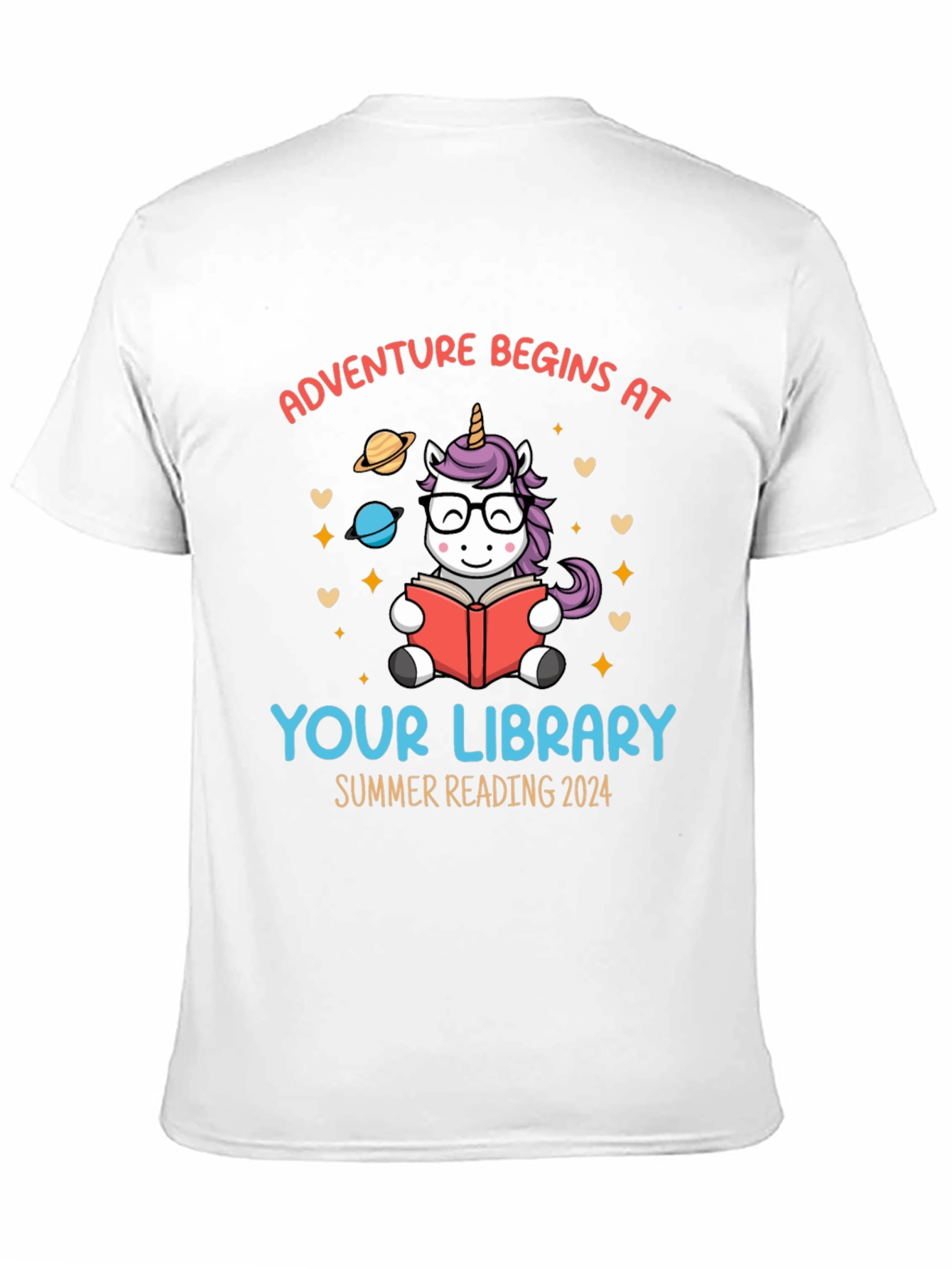 Adventure Begins at Your Library Unisex T-Shirt
