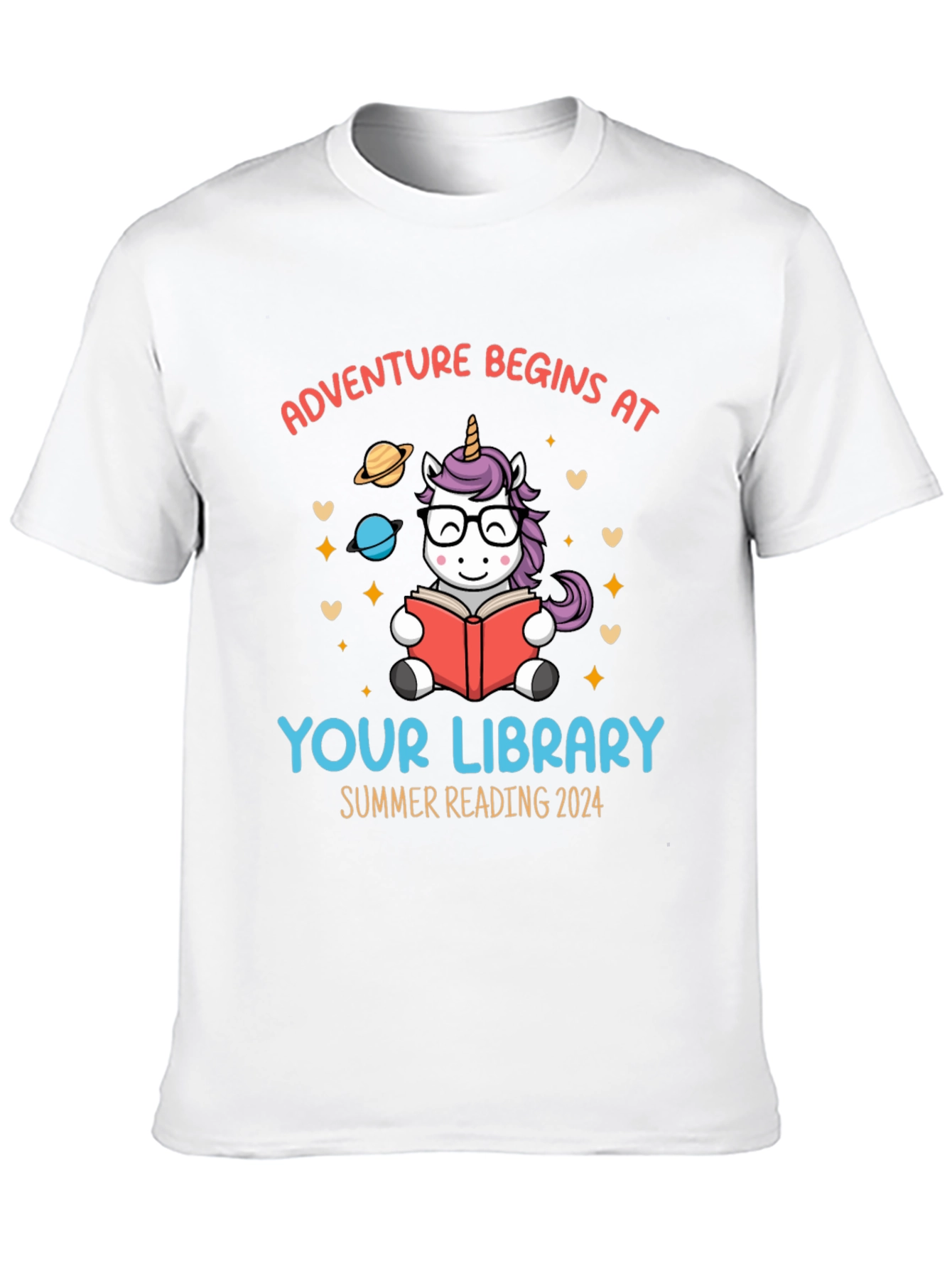 Adventure Begins at Your Library Unisex T-Shirt