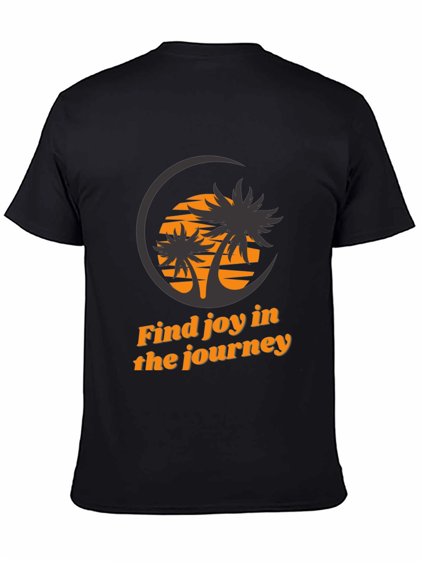 Find Joy Black Graphic Tee