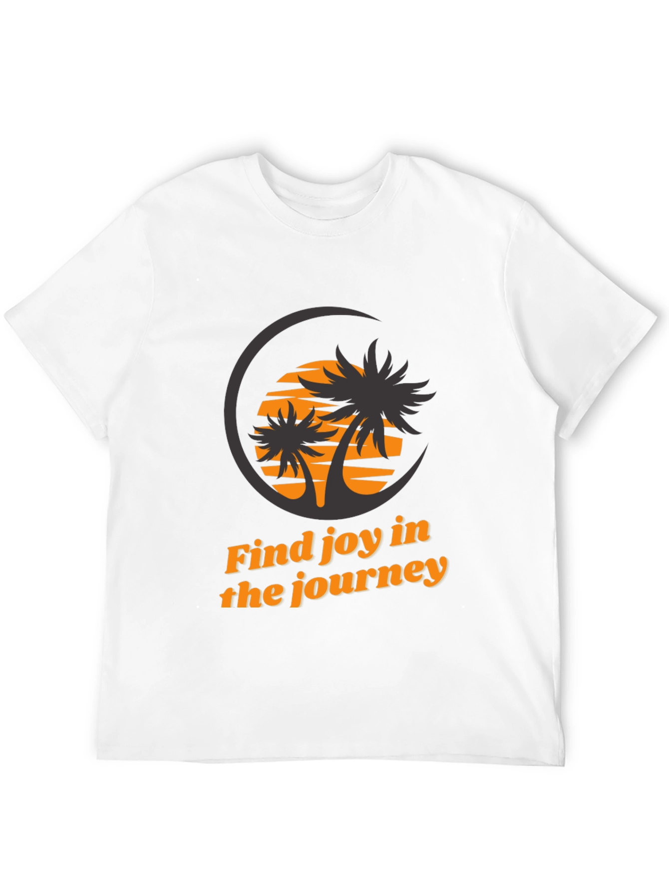 Find Joy Black Graphic Tee