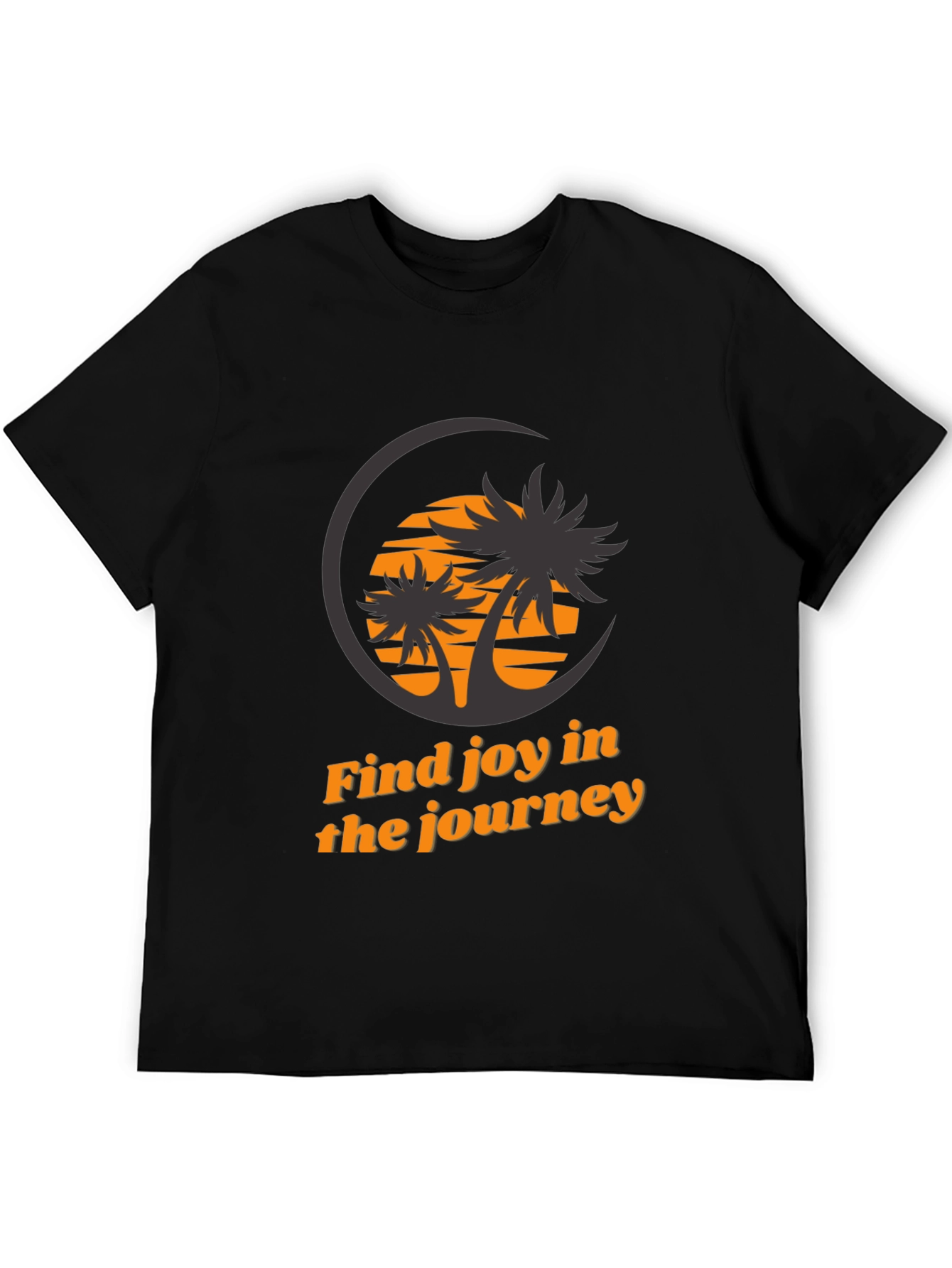 Find Joy Black Graphic Tee