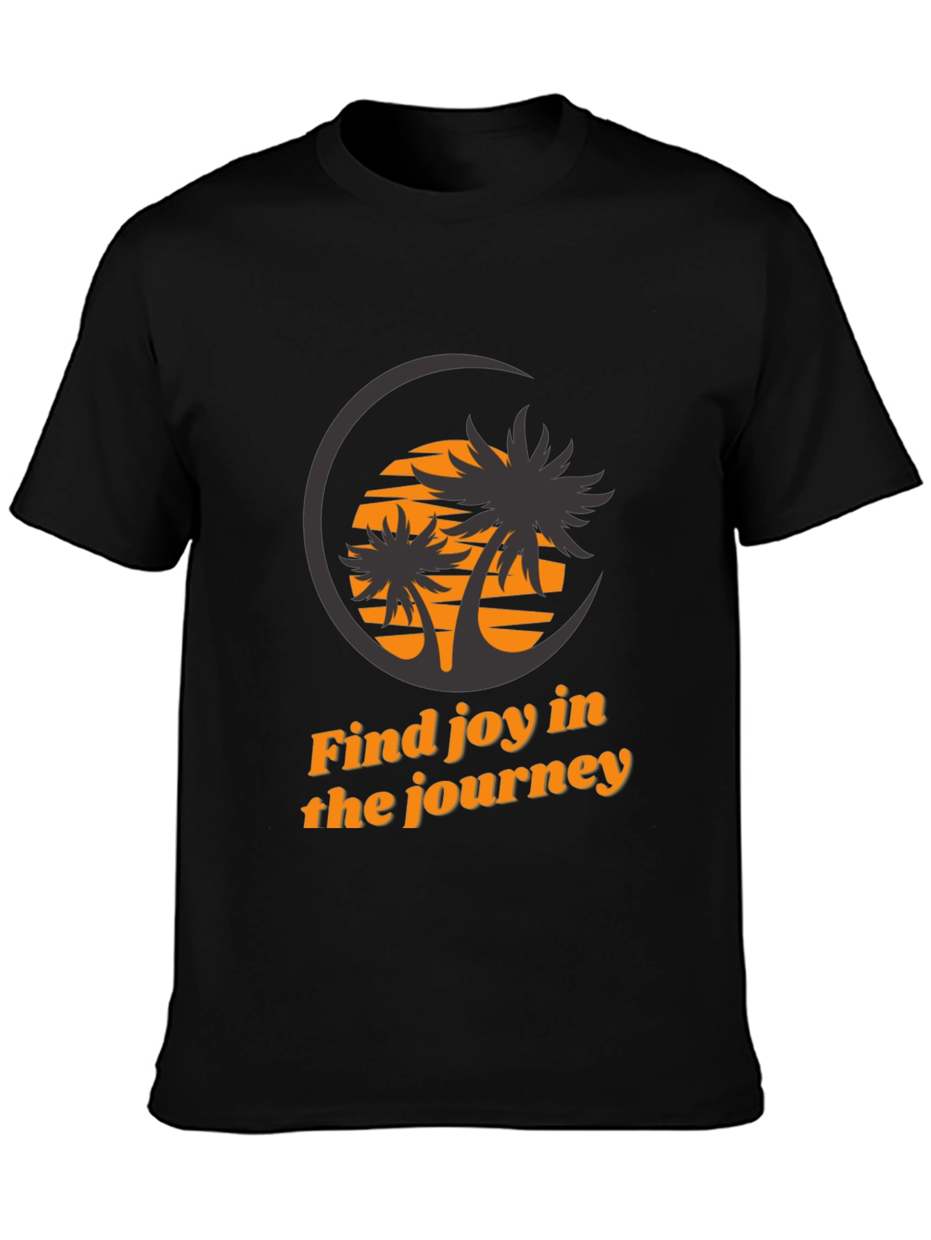 Find Joy Black Graphic Tee