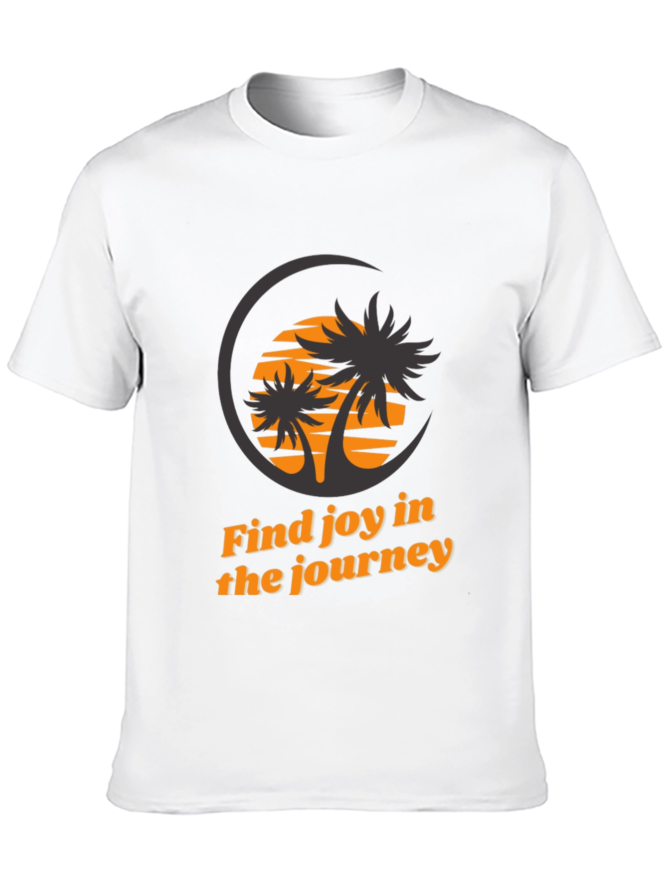Find Joy Black Graphic Tee