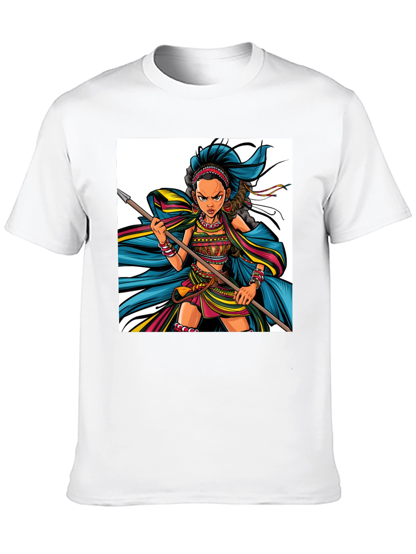Warrior Woman Graphic Tee - Unisex Cotton T-Shirt