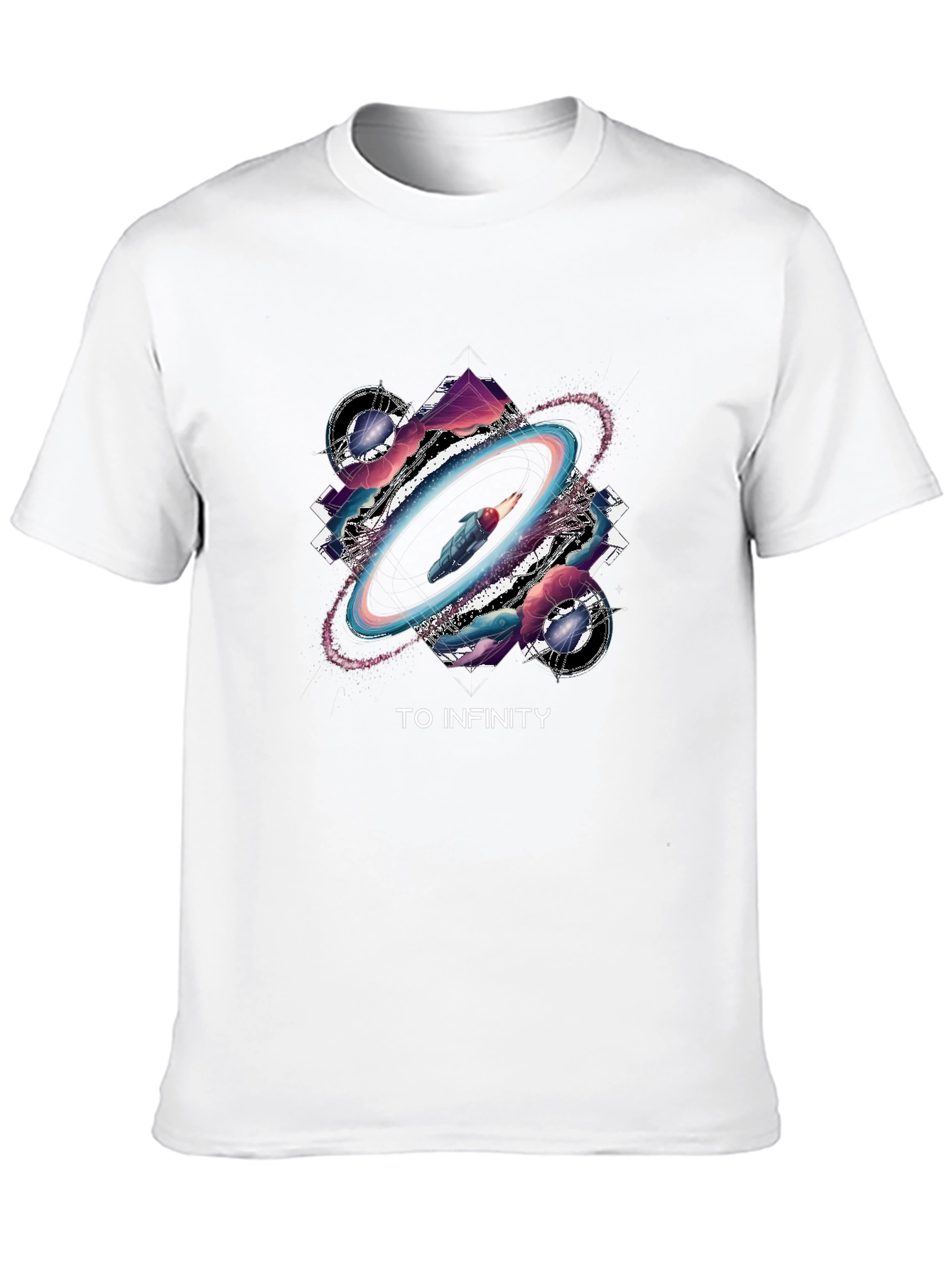 To Infinity Graphic Tee - Space Adventure Shirt