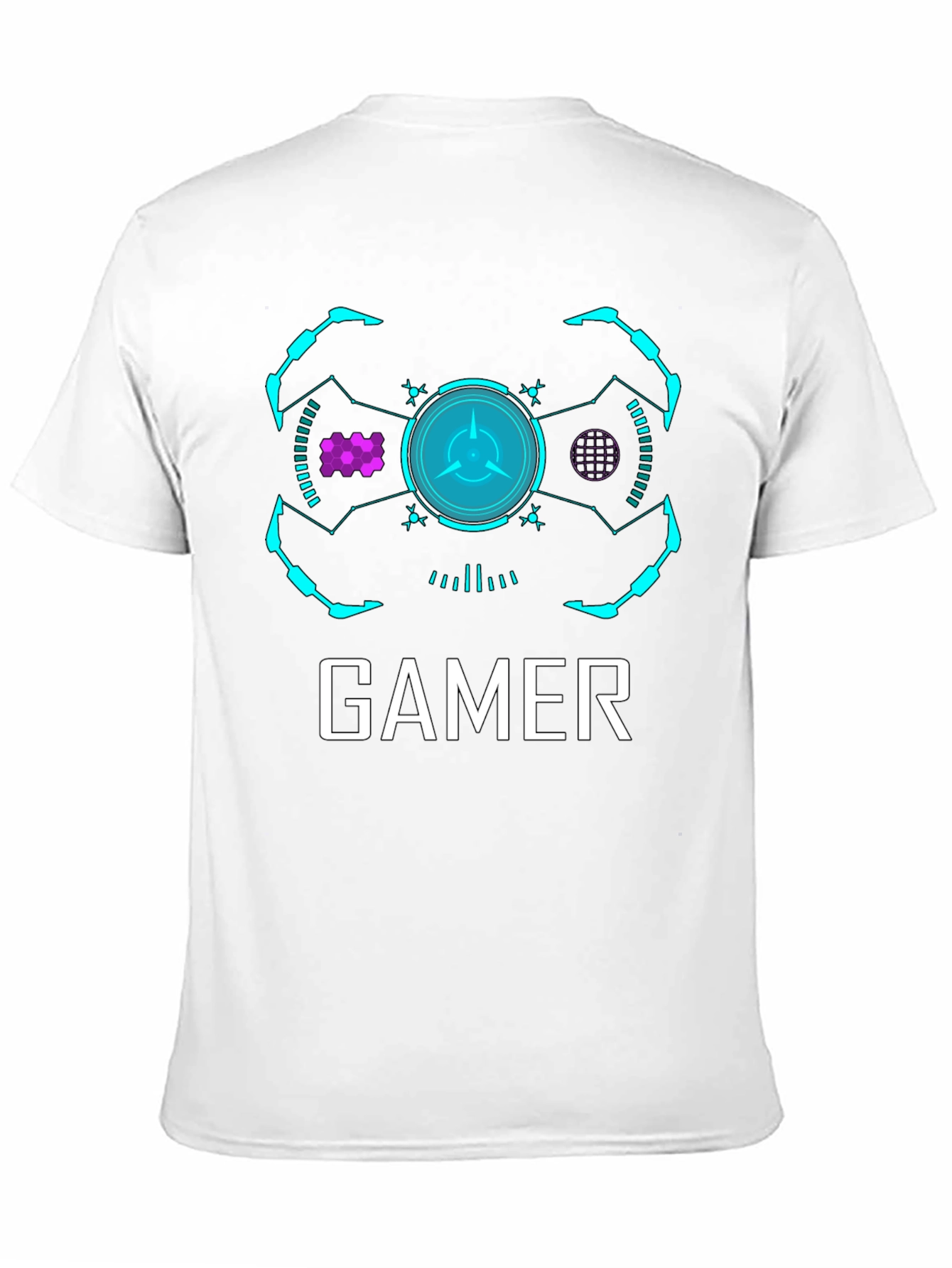 Gamer Graphic T-Shirt - Modern Black Tee