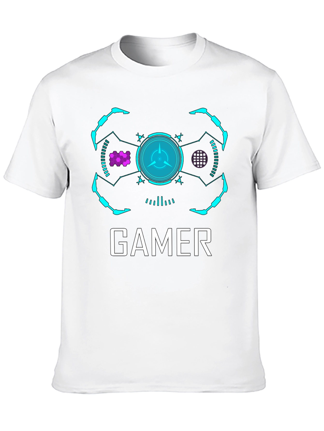 Gamer Graphic T-Shirt - Modern Black Tee