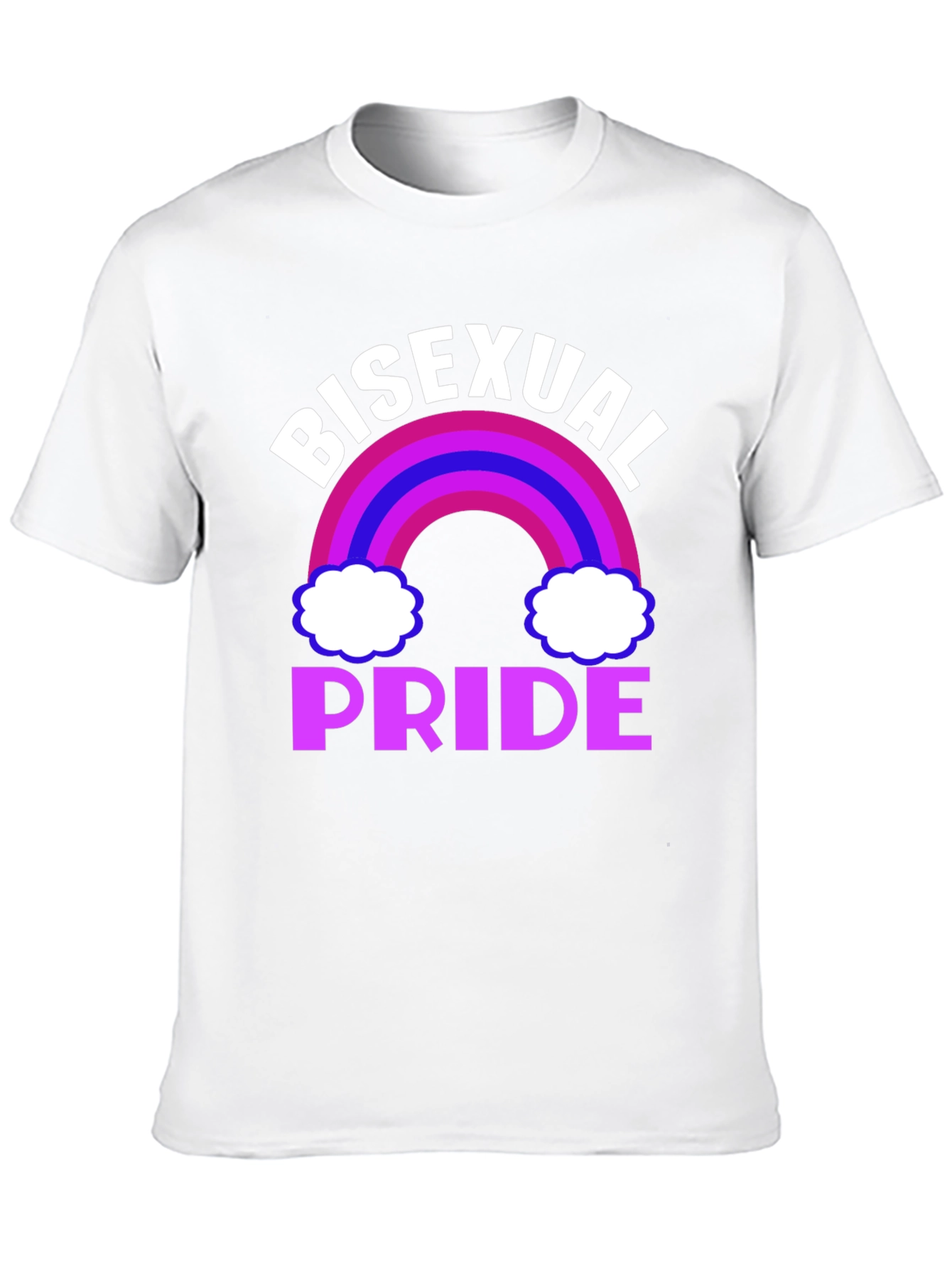 Bisexual Pride T-Shirt Rainbow LGBTQ Tee
