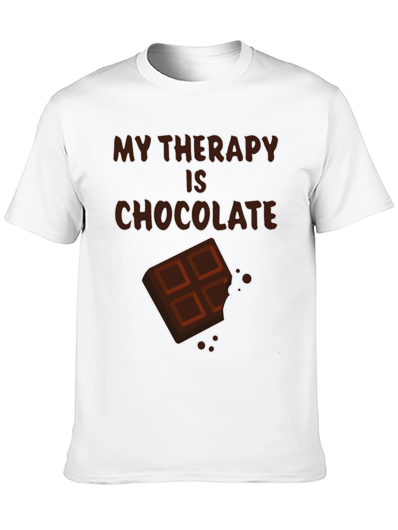 Chocolate Therapy T-Shirt Funny Foodie Tee