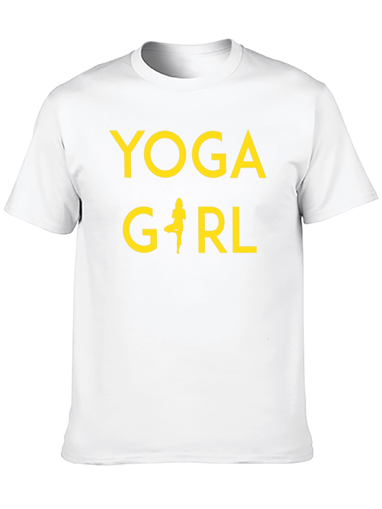 Yoga Girl Black T-Shirt - Fitness Apparel