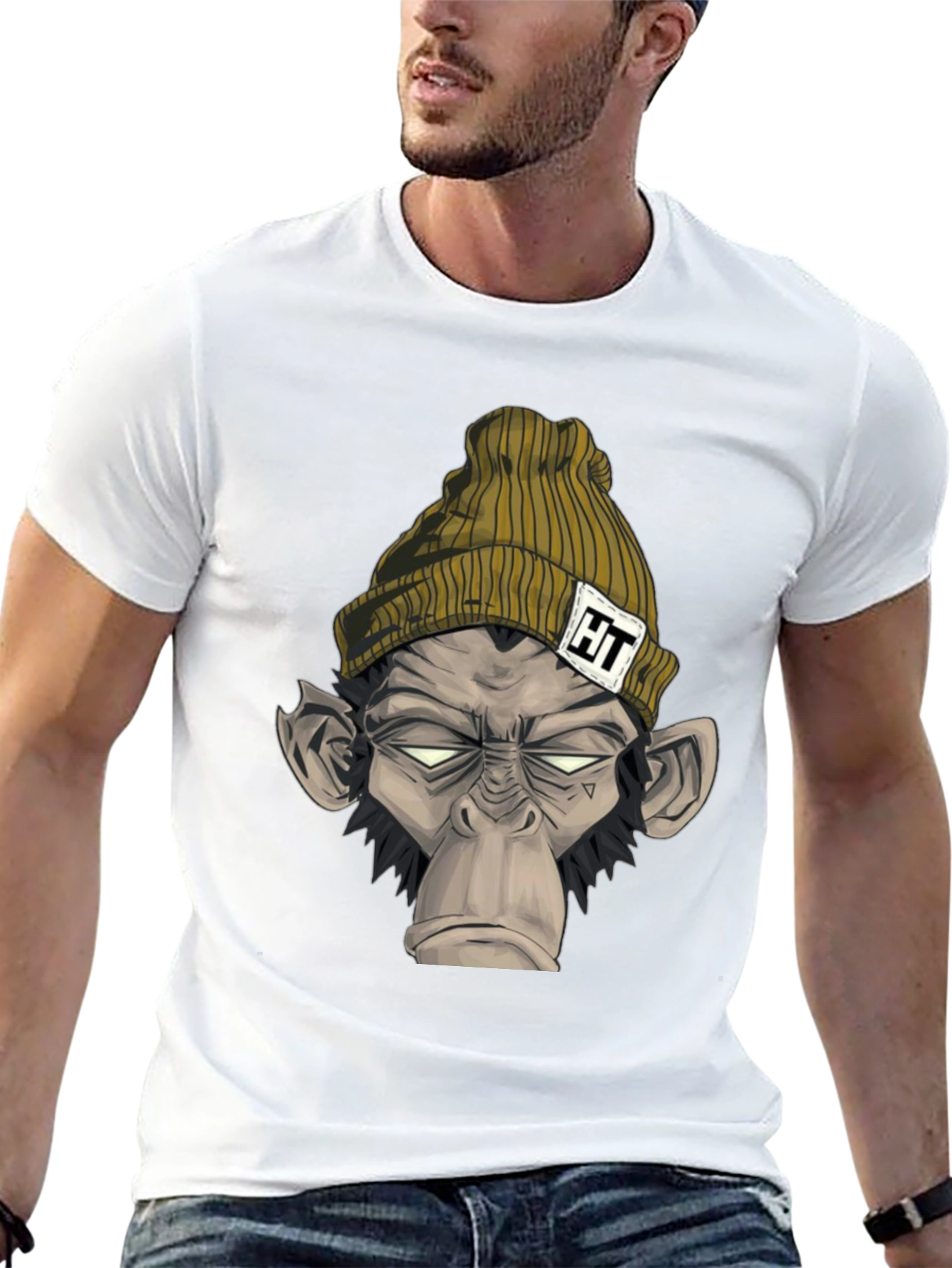 Cool Monkey Graphic T-Shirt - Trendy Urban Style