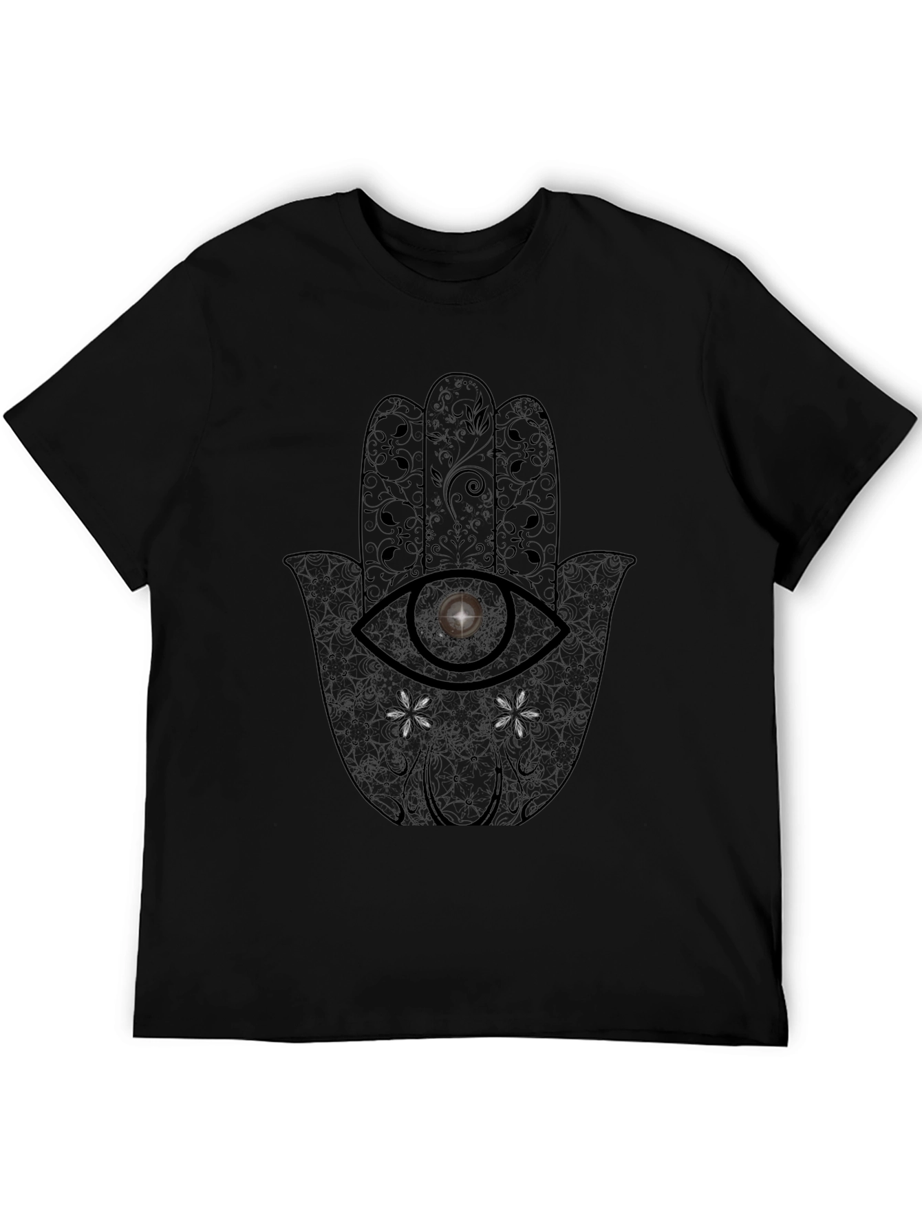 Hamsa Hand Graphic Print T-Shirt