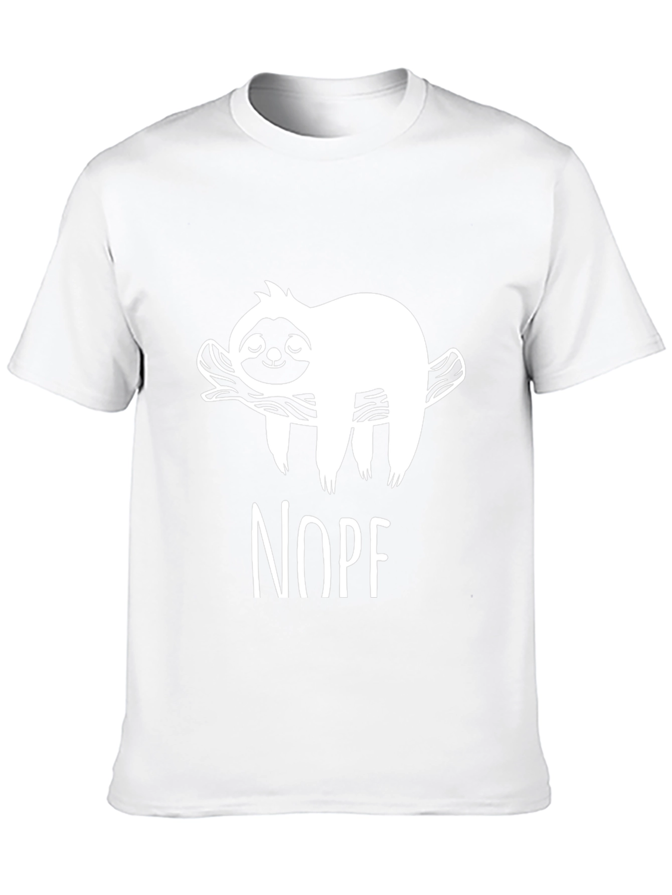 Nope Sloth Graphic Tee - Relaxed Fit
