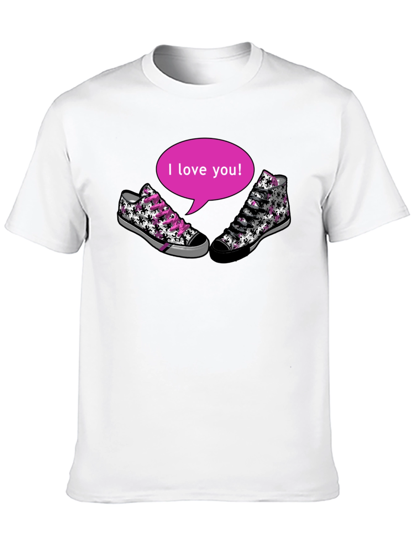 I Love You Sneaker T-Shirt